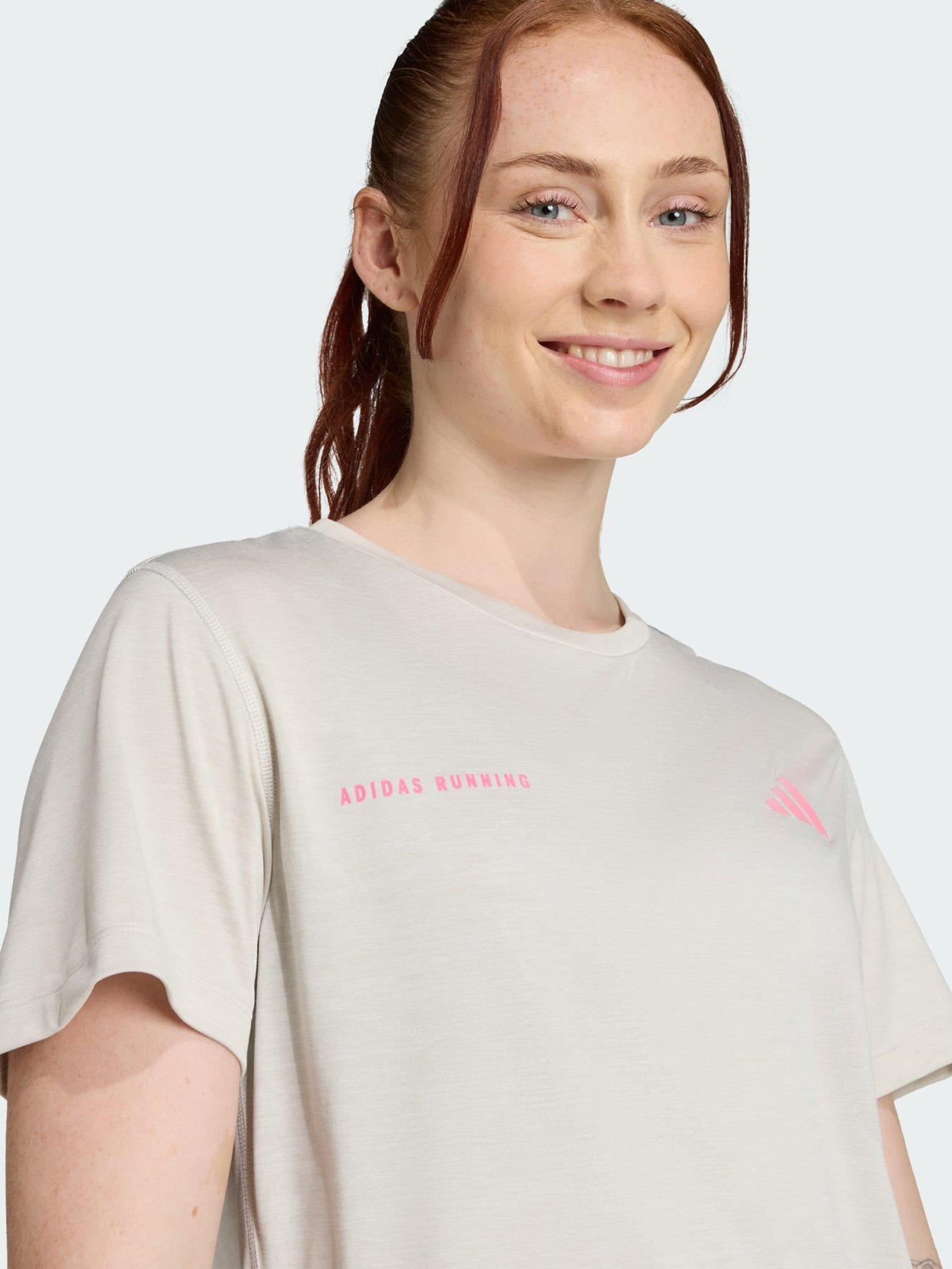 Image 4 of 5 of adidas Own The Run Melange Tee