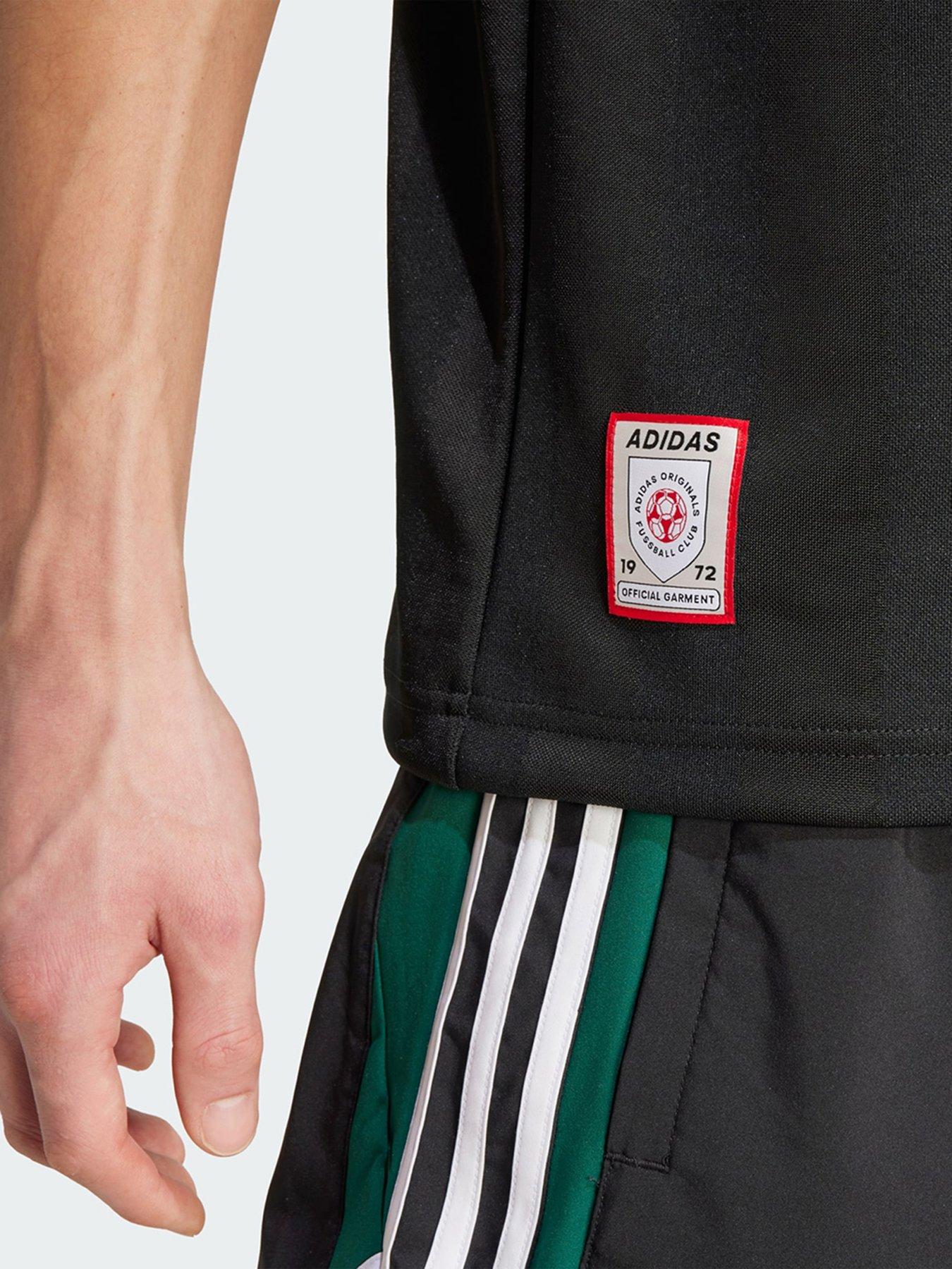 Image 4 of 5 of adidas Originals 90s Stripe Jersey - Black