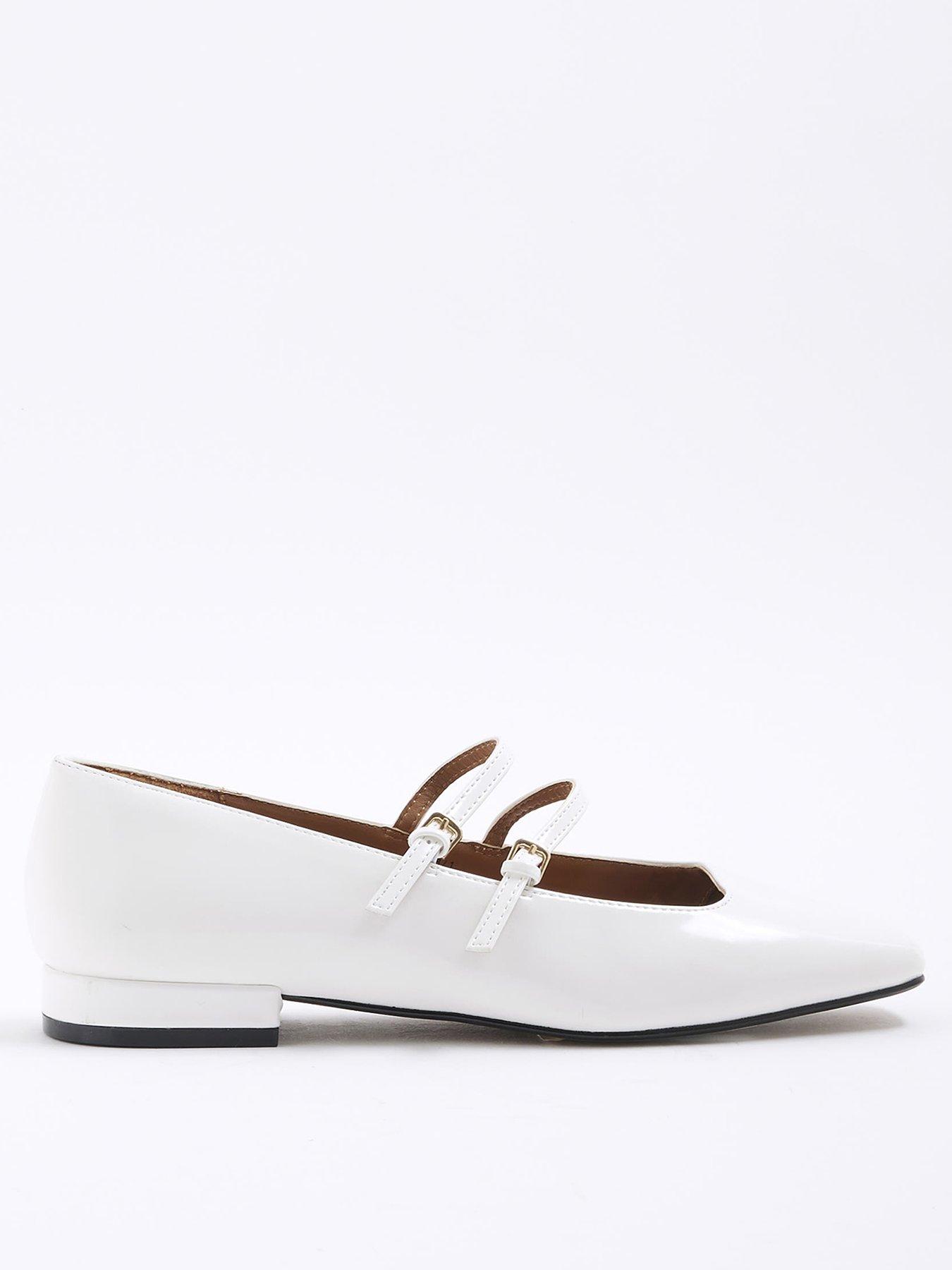 undefined Square Toe Mary Jane Shoes