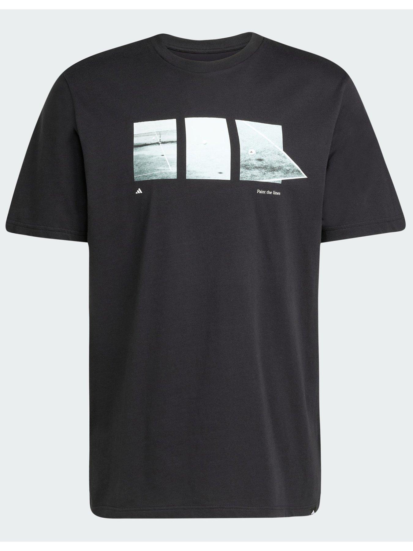 Image 4 of 4 of adidas Lens Power Of Three Graphic Tee - Black
