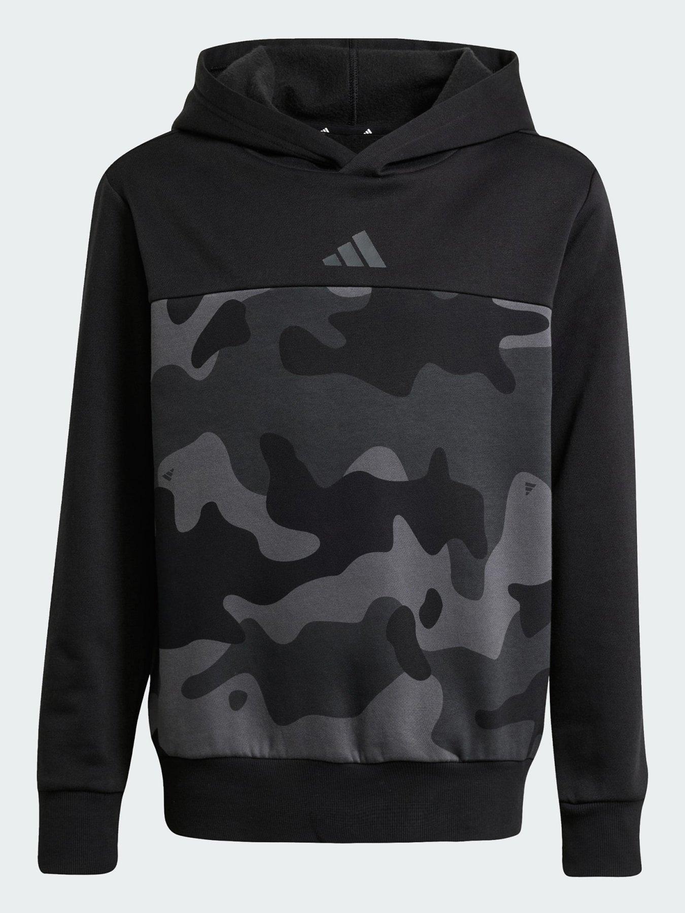Image 4 of 4 of adidas Seasonal Essentials Camo Fleece Hoodie Kids
