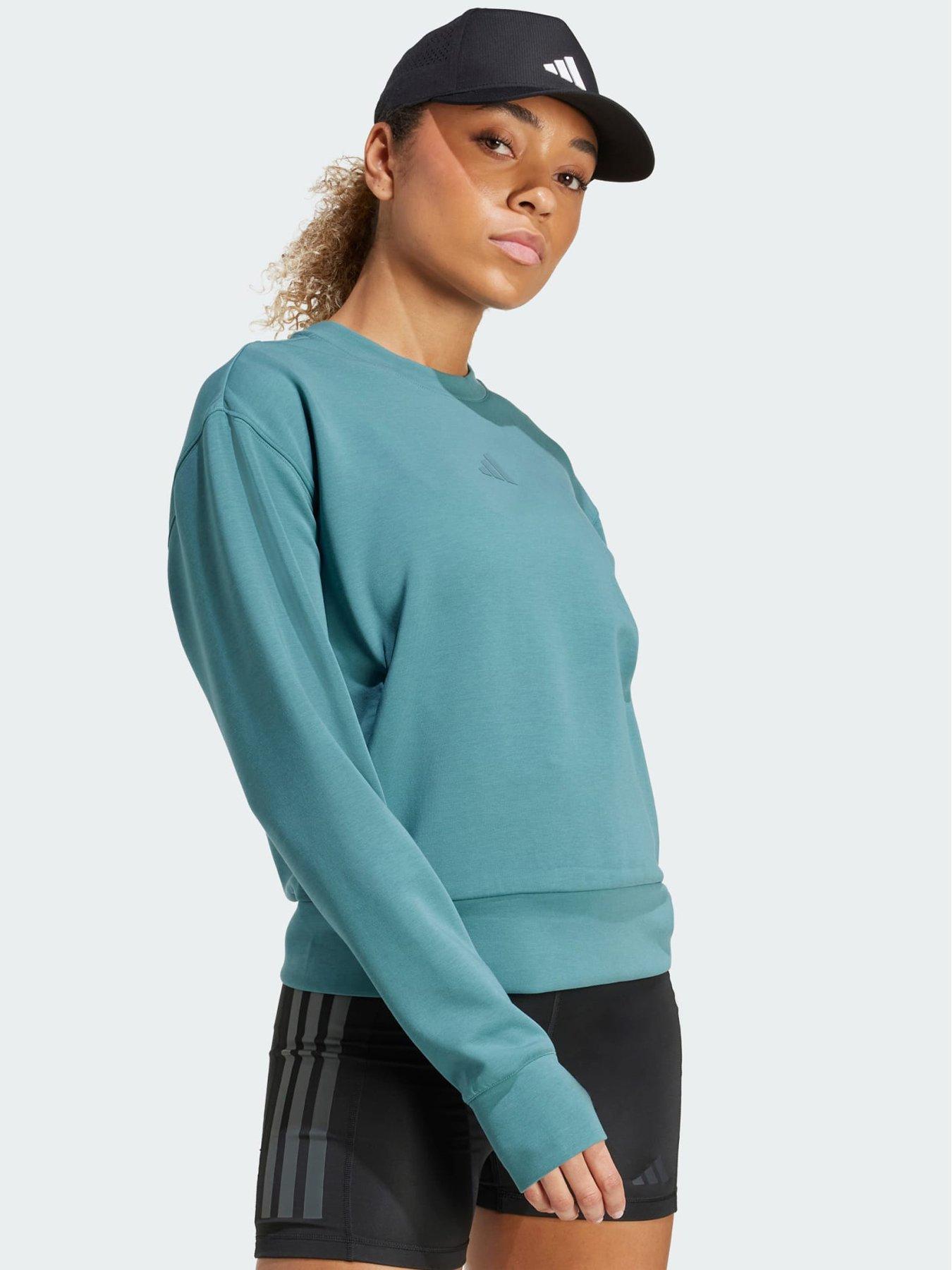 adidas Designed-for-Training Warm-Up Crewneck Sweatshirt