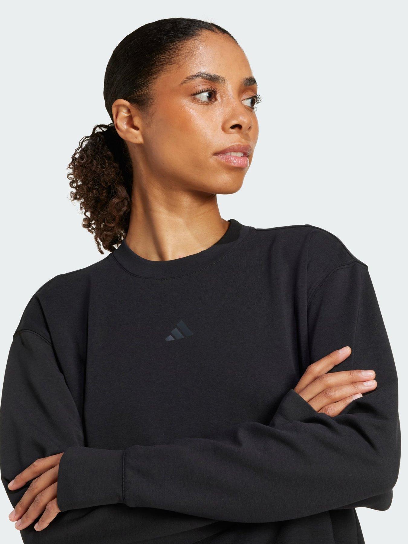 Image 3 of 3 of adidas Designed-for-Training Warm-Up Crewneck Sweatshirt