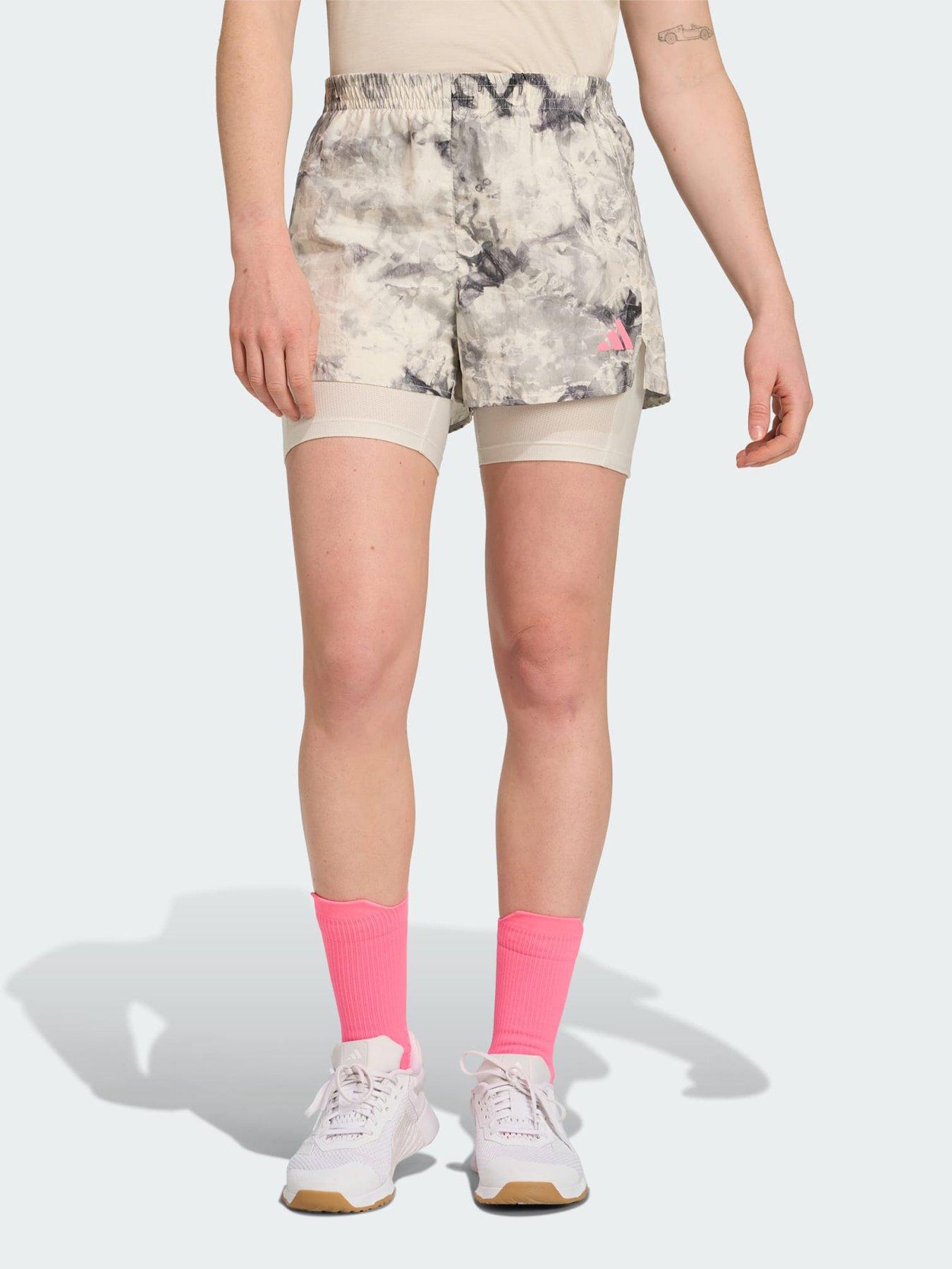 Image 1 of 5 of adidas Own The Run Spray Dye 2-In-1 Short