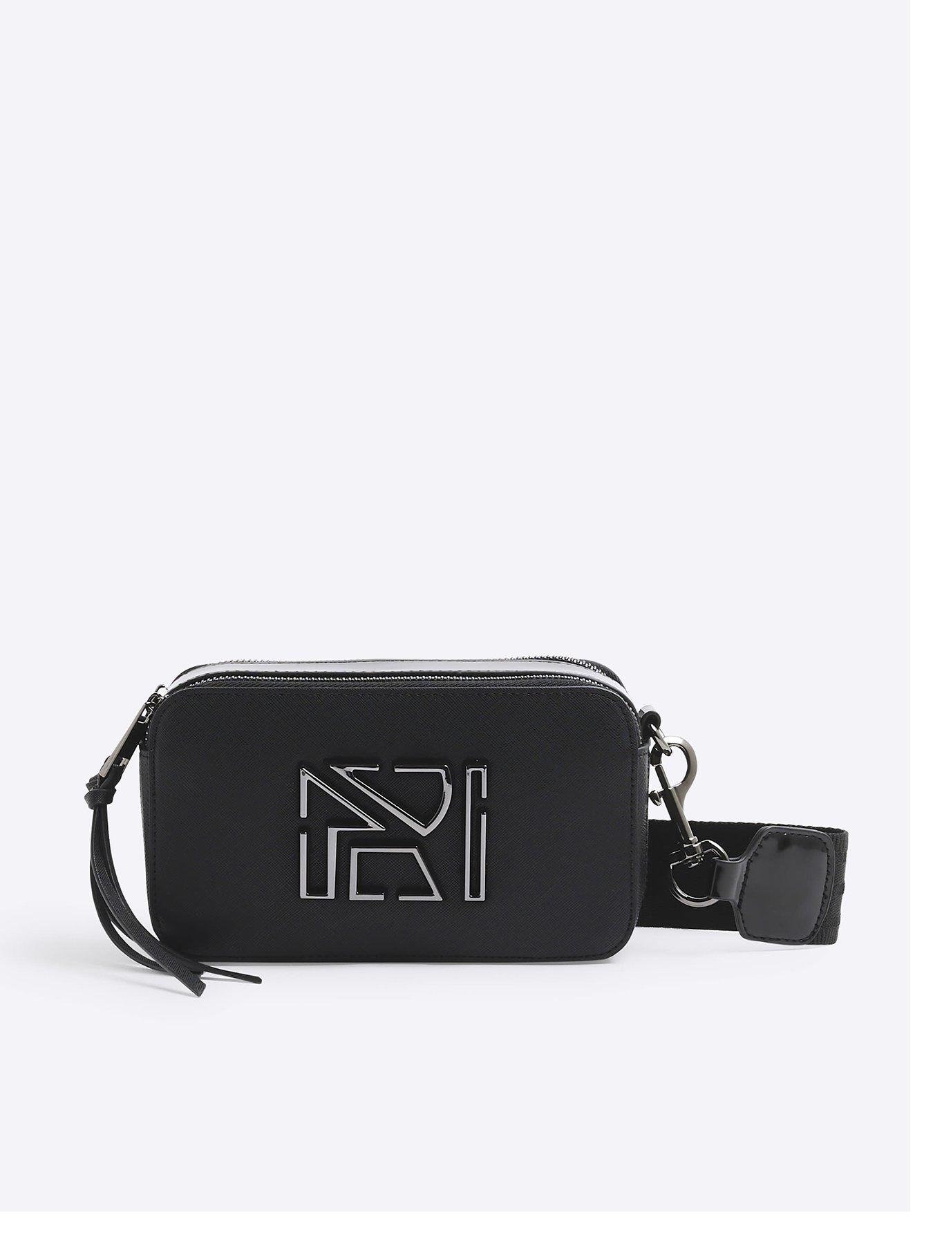 undefined Faux Leather Crossbody Camera Bag