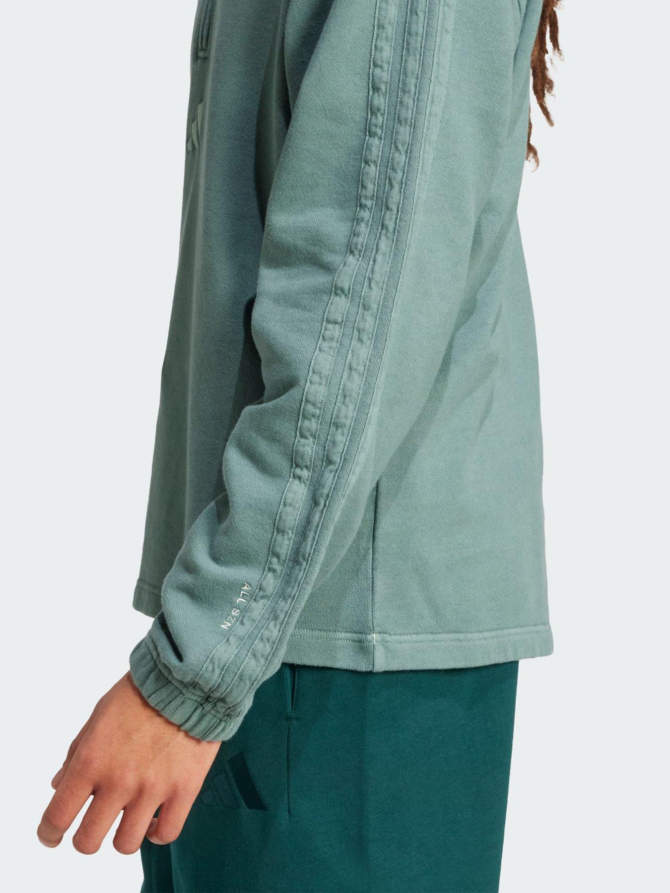 Image 4 of 5 of adidas All SZN French Terry Washed Half-Zip&nbsp;