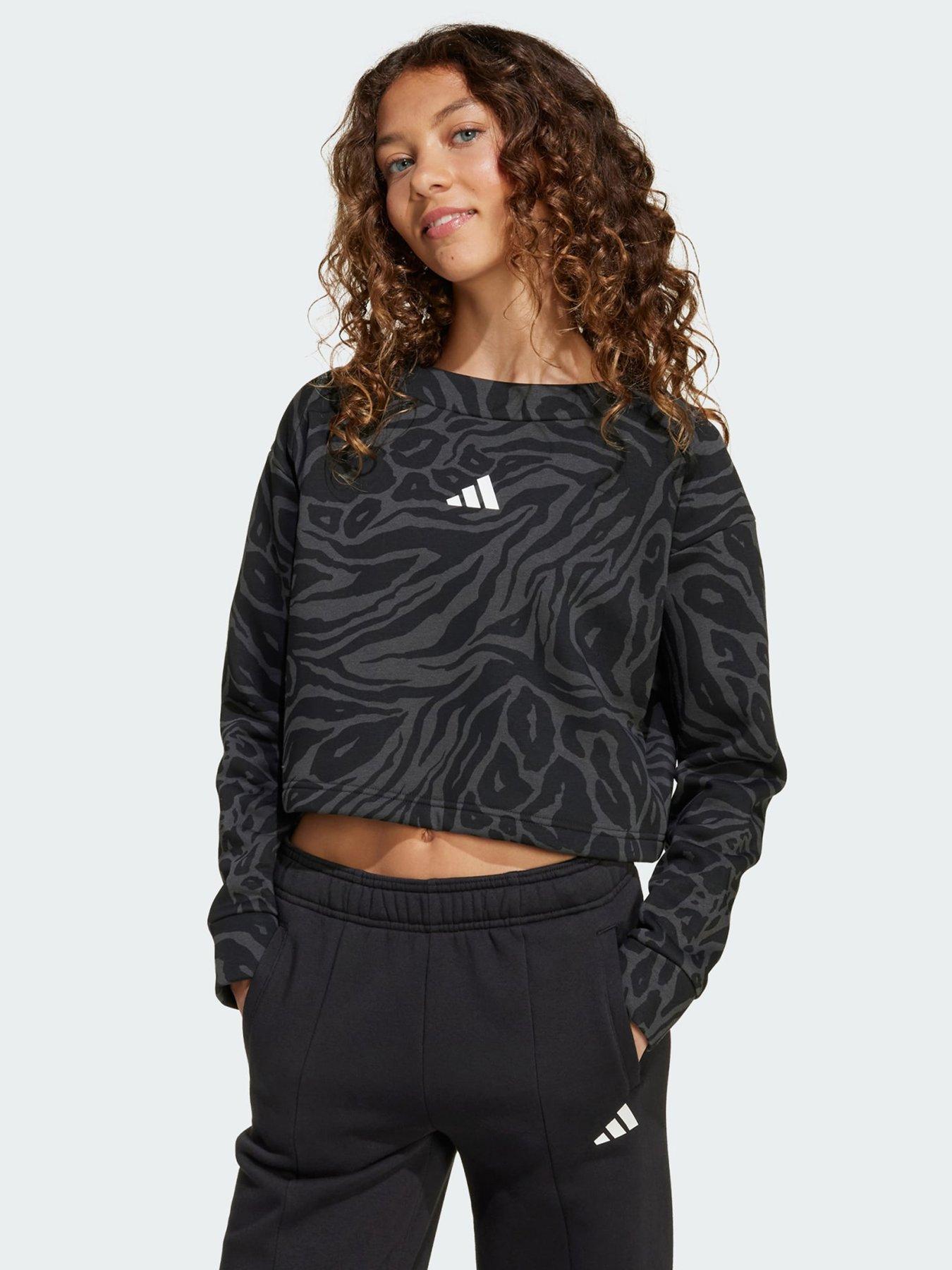Image 1 of 5 of adidas Future Icons Cropped Sweatshirt Kids