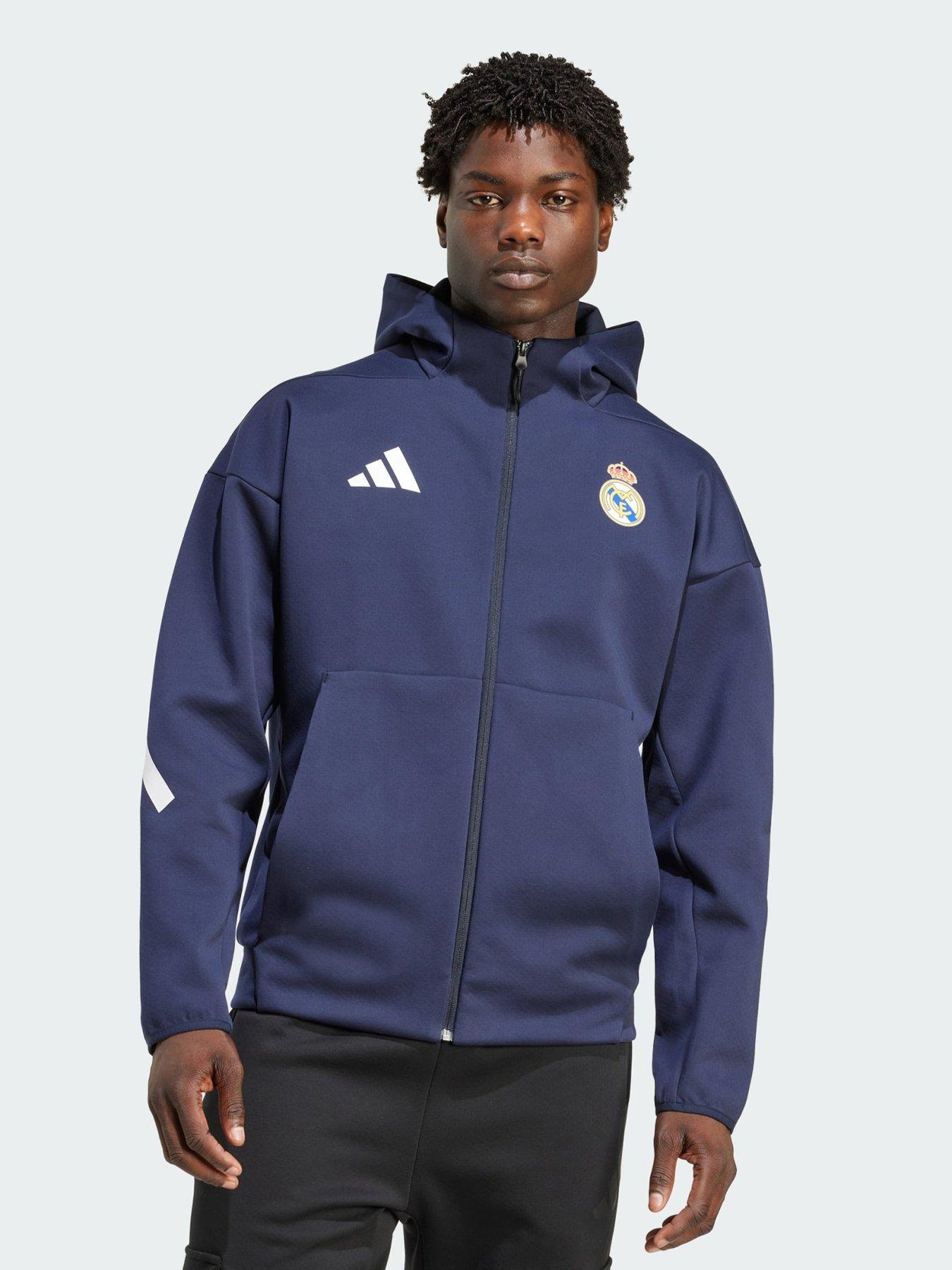 Image 1 of 5 of adidas Originals Real Madrid ADIDAS Z.N.E. Anthem Jacket - Blue