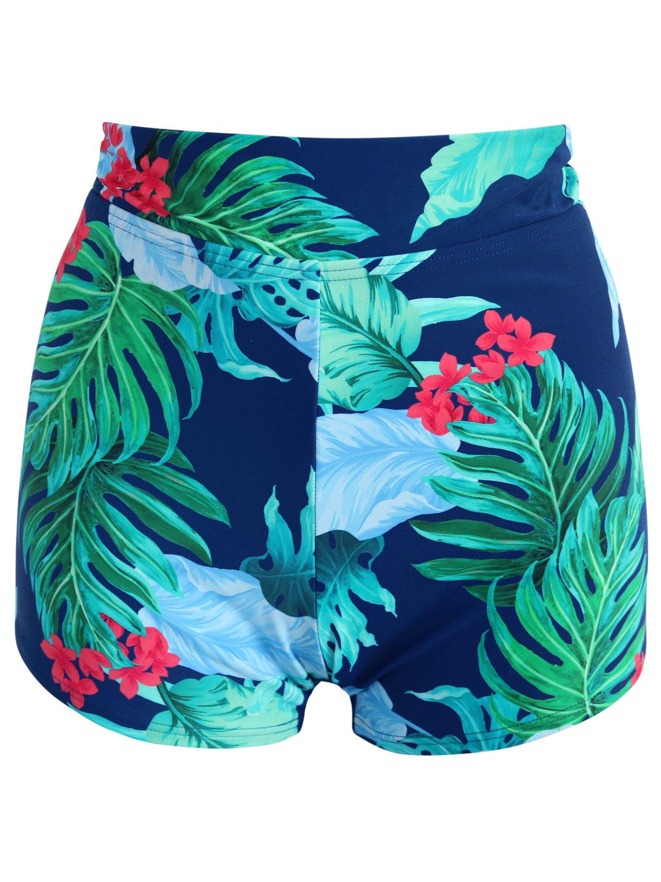 Image 3 of 4 of Pour Moi Kefalonia High Waist Short Bikini Brief - Multi