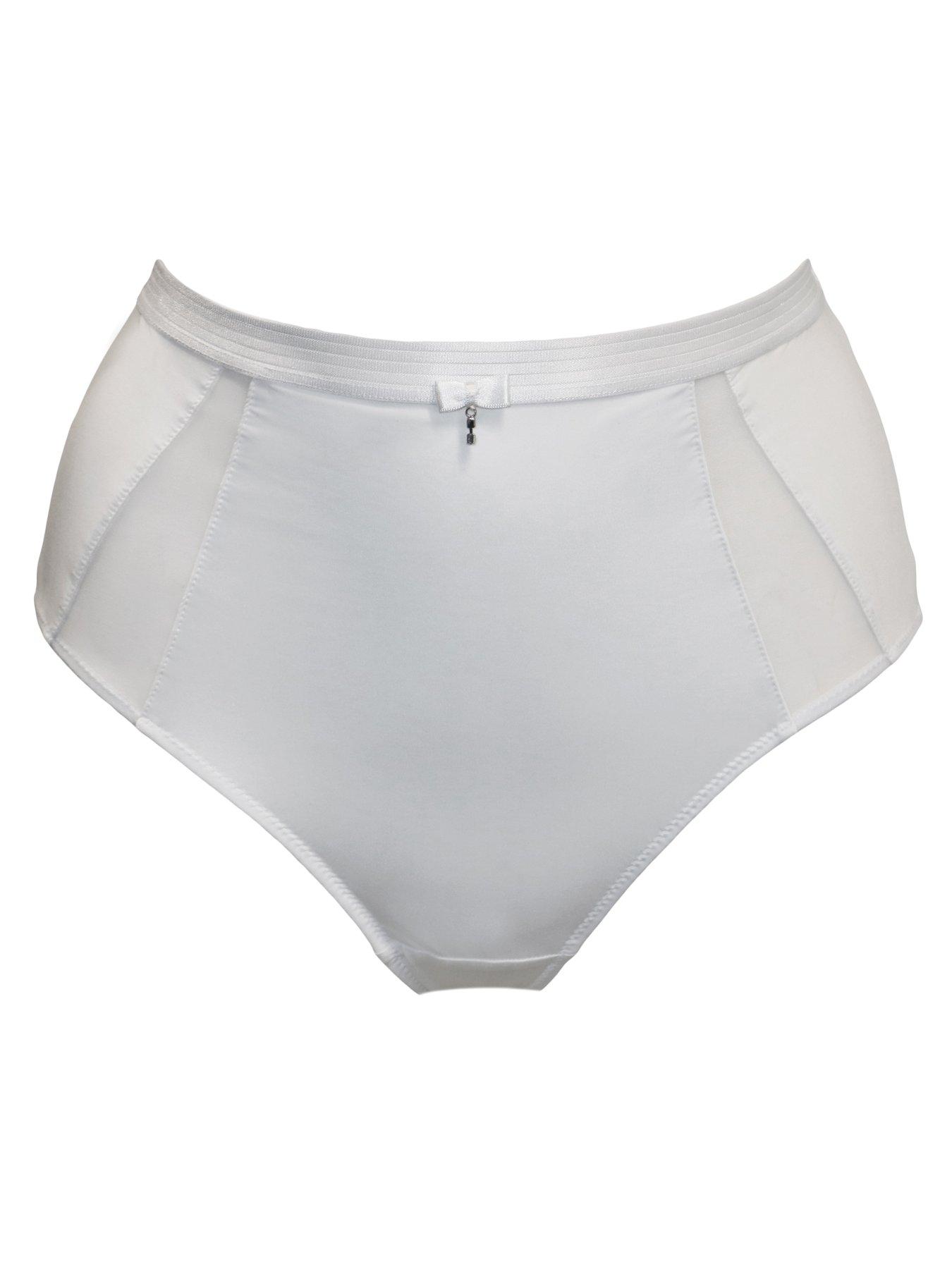 Image 2 of 3 of Pour Moi Viva Luxe High Waist Light Control Brief - White