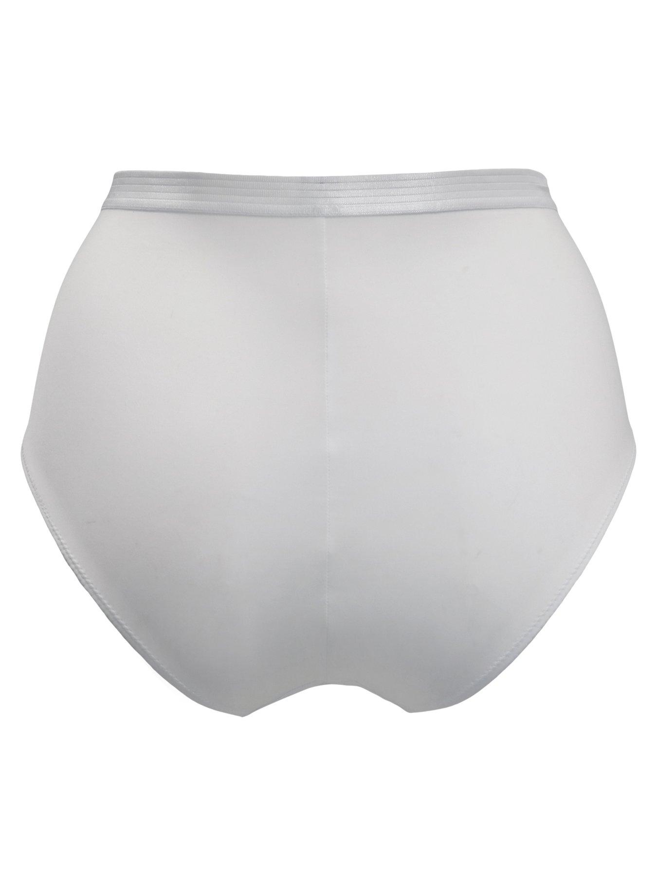 Image 3 of 3 of Pour Moi Viva Luxe High Waist Light Control Brief - White