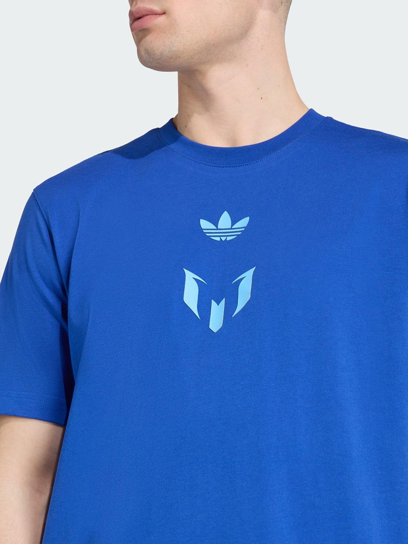 Image 4 of 5 of adidas Messi Tee - Blue