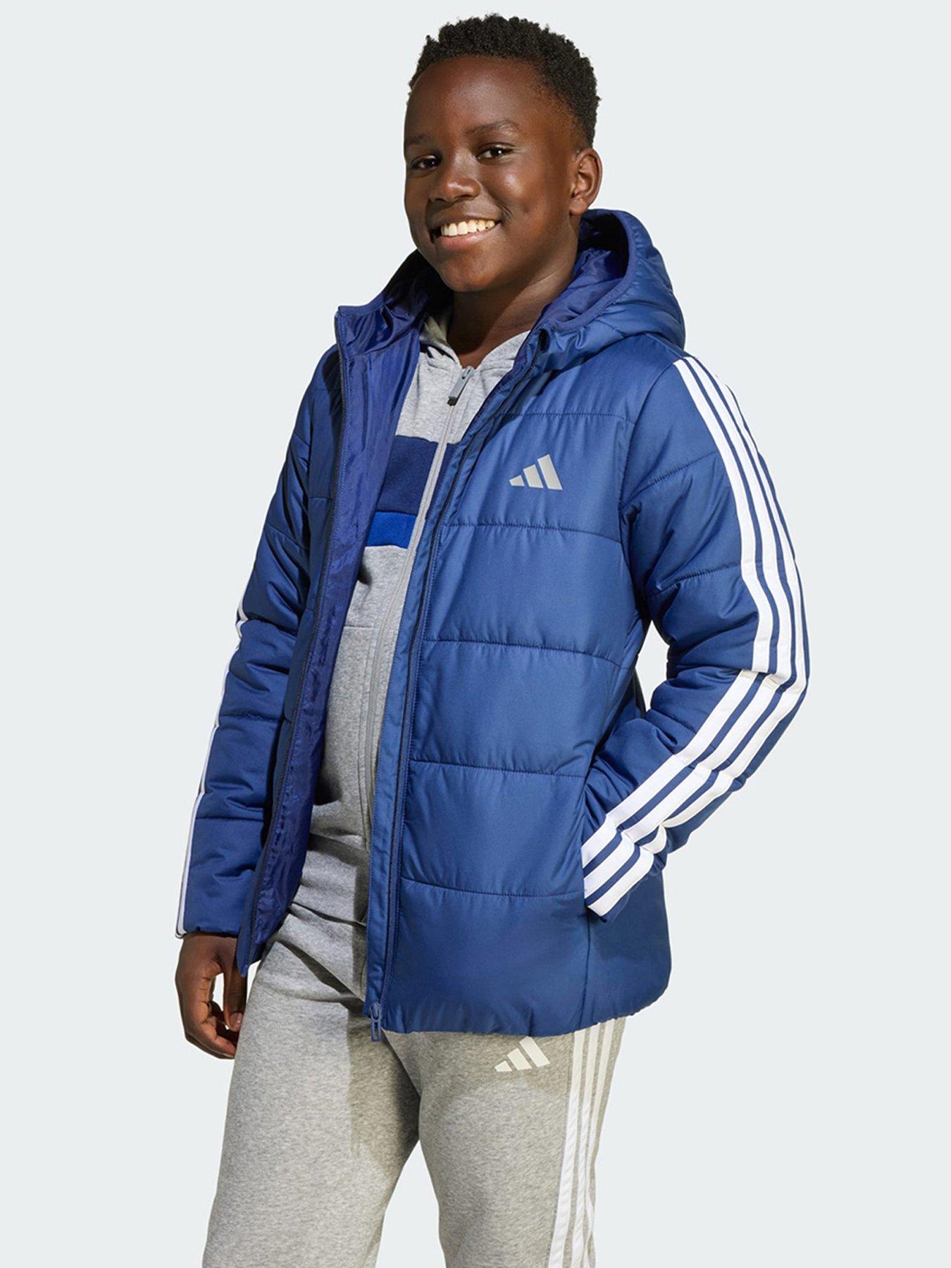 undefined Essentials 3-Stripes Padded Jacket Kids