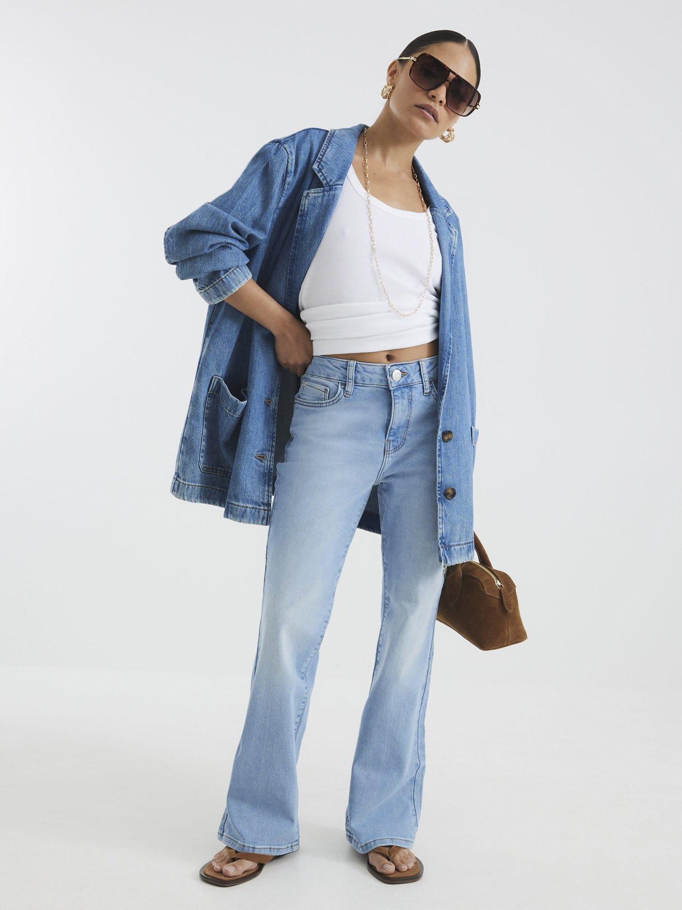 undefined Petite Mid-rise Bootcut Jeans