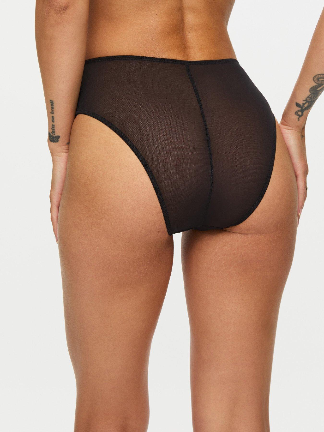 Image 2 of 4 of Ann Summers Endless Attraction High Waist Brazilian - Black/Multi