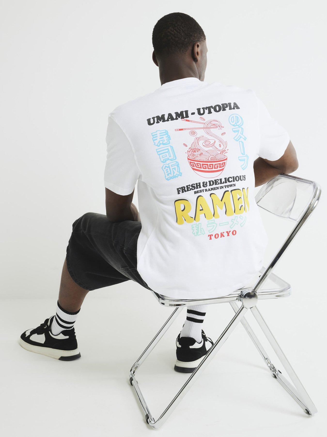 undefined Regular Fit Japanese Ramen T-shirt
