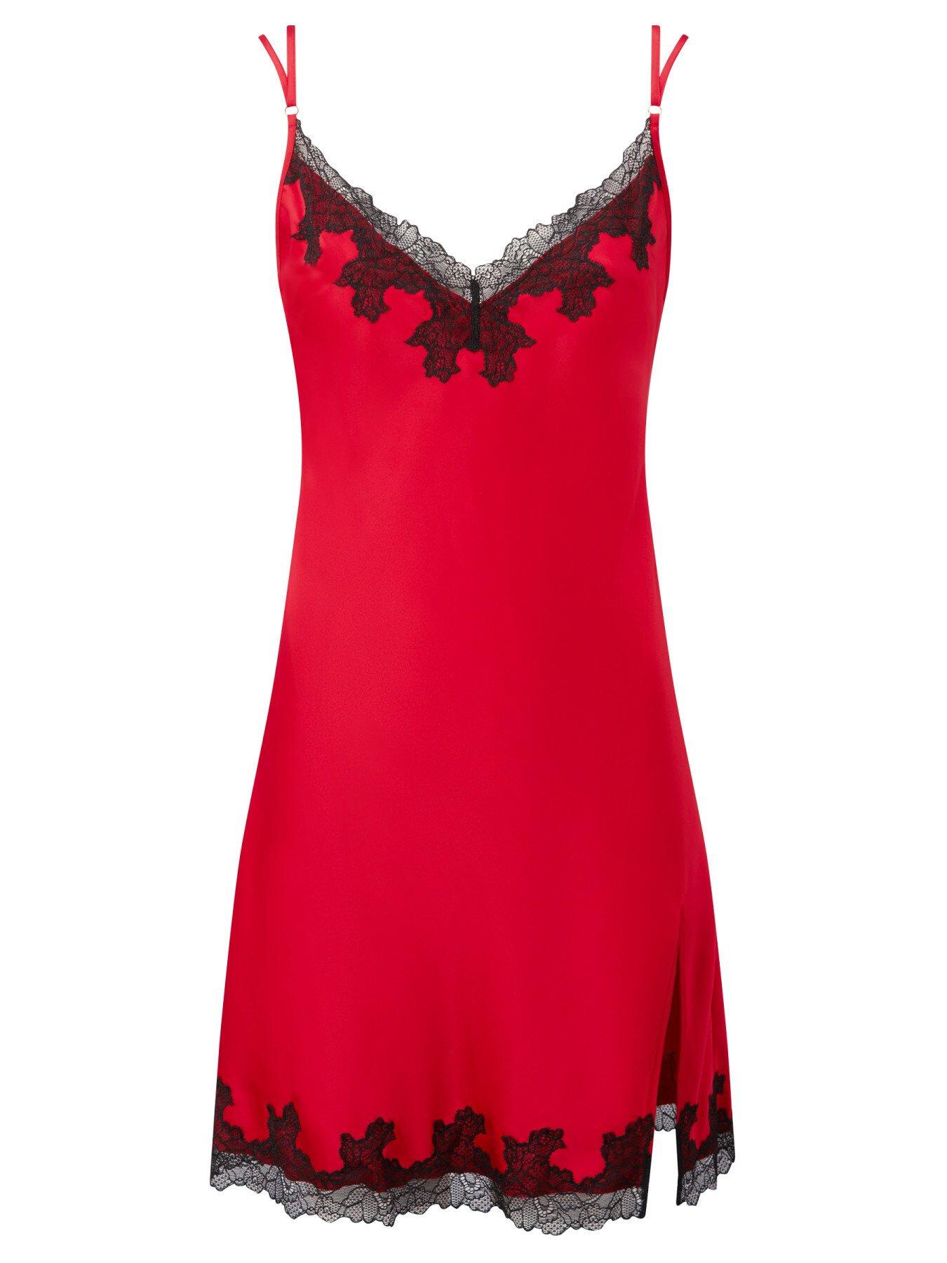 Image 4 of 4 of Ann Summers Sorella Chemise Red