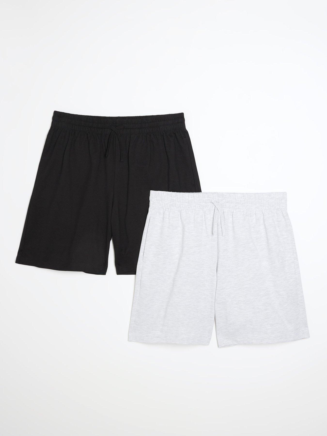 river-island-multicoloured-regular-fit-pack-of-2-shorts