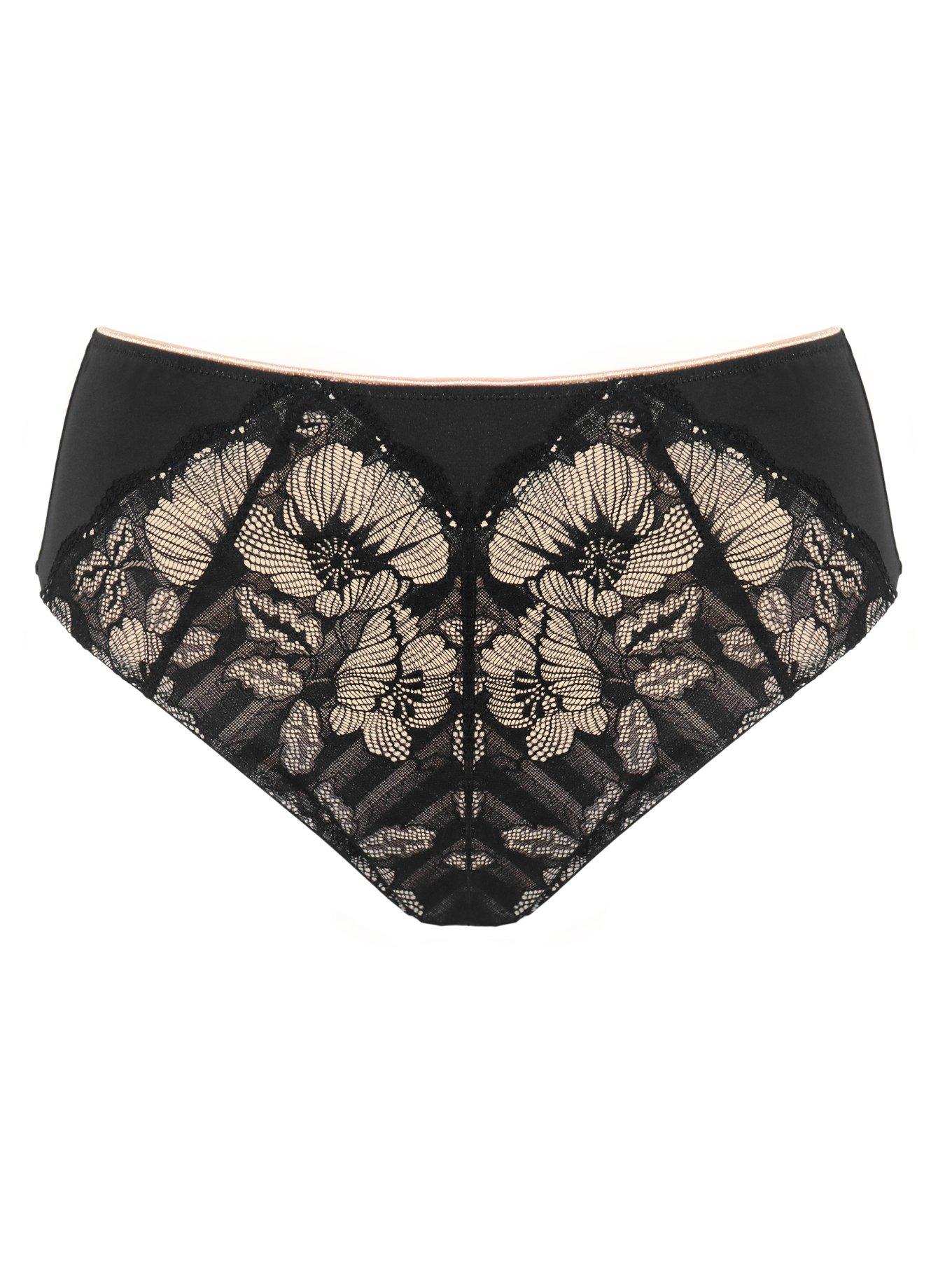 Image 3 of 4 of Pour Moi Atelier Lace High-Waist Deep Brief