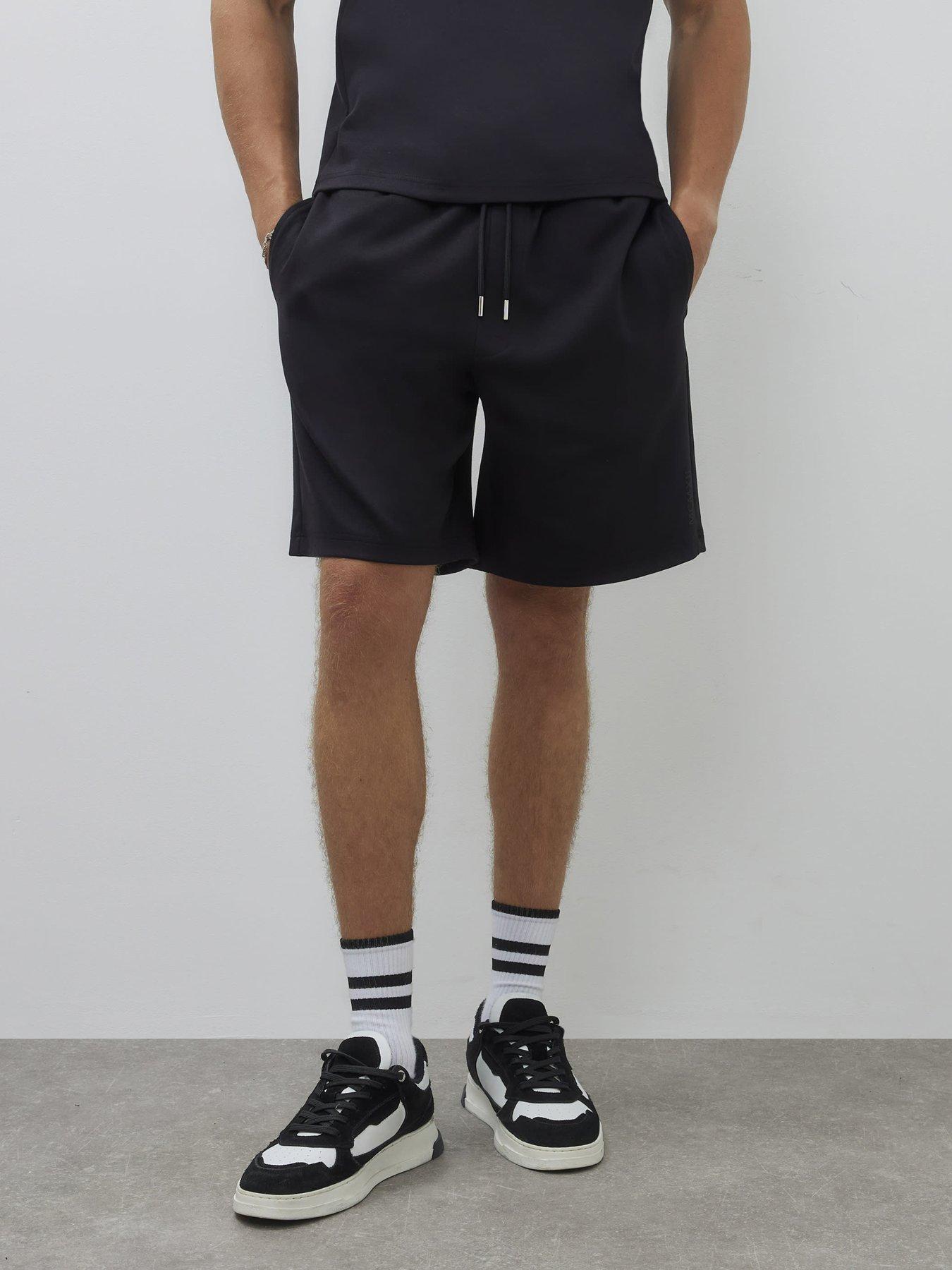 undefined Regular Fit Drawstring Jersey Shorts
