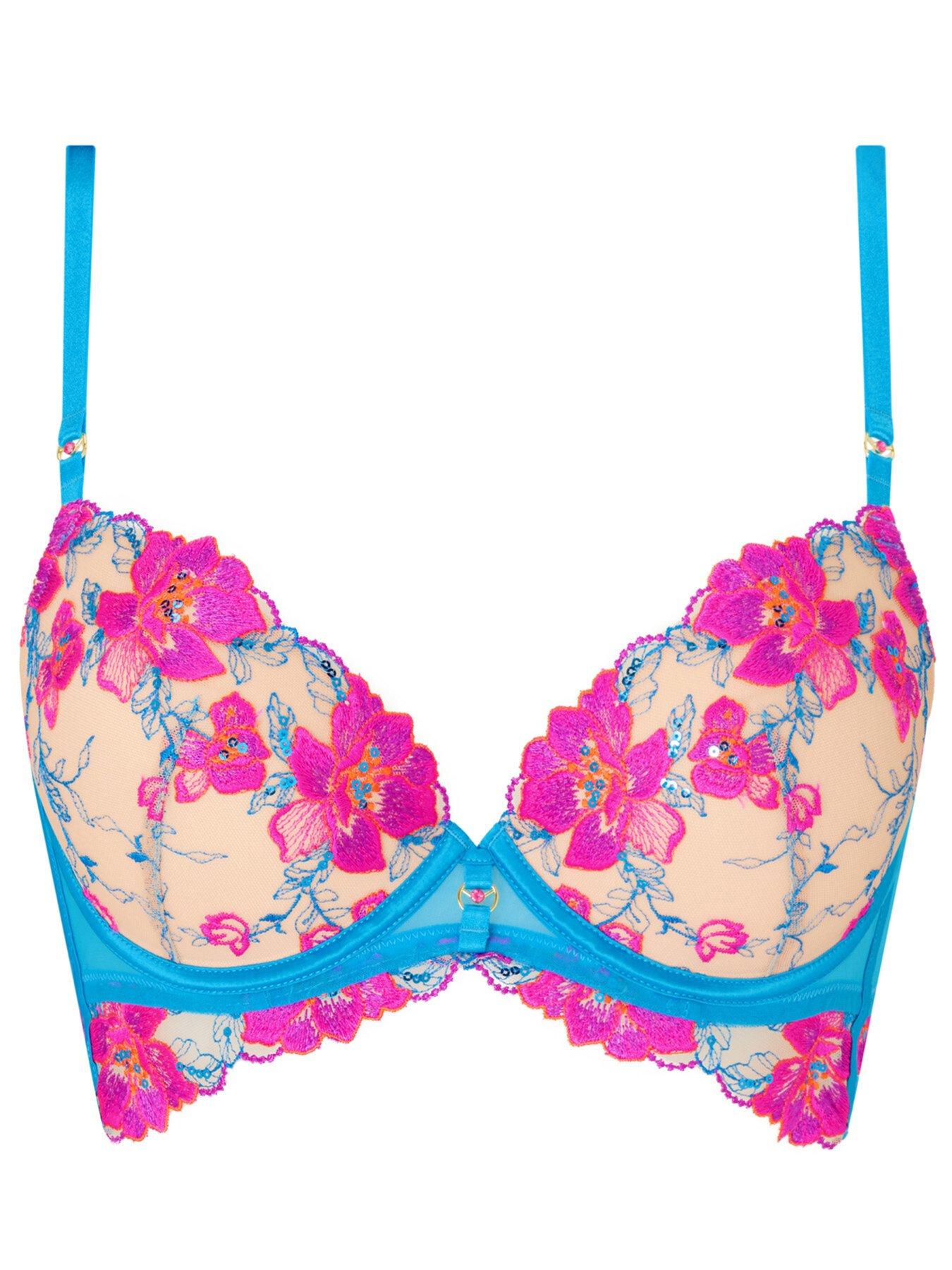 Image 5 of 5 of Ann Summers Glistening Padded Plunge Bra