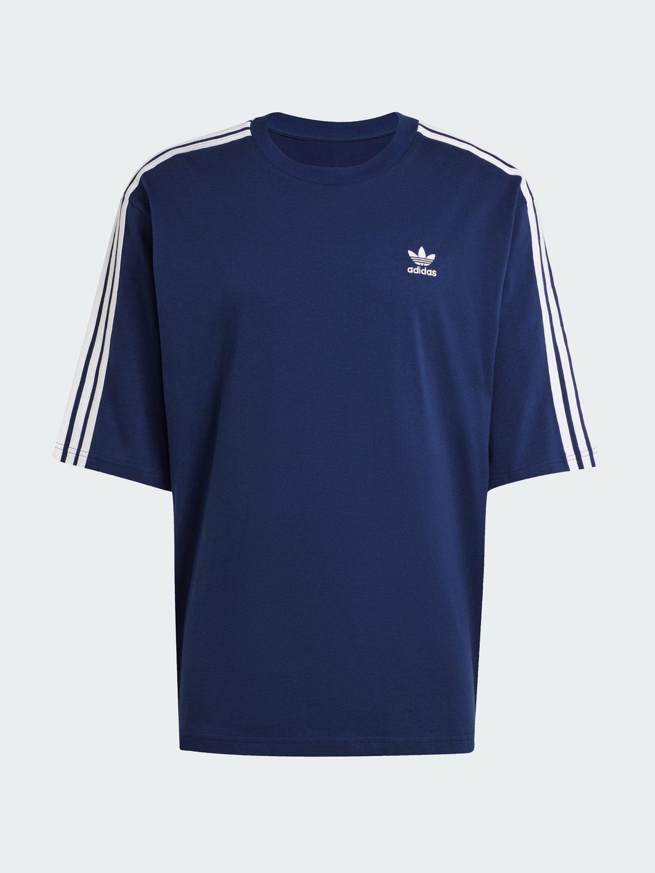 Image 5 of 5 of adidas Originals Adicolor Oversized Tee - Blue