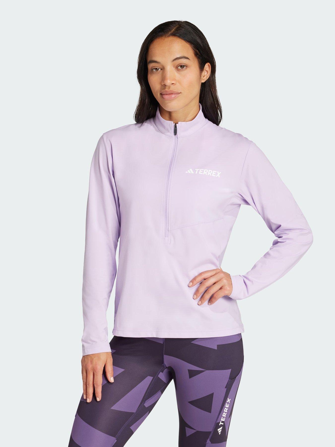  image of adidas-terrex-multi-climacool-12-zip-long-sleeve-tee