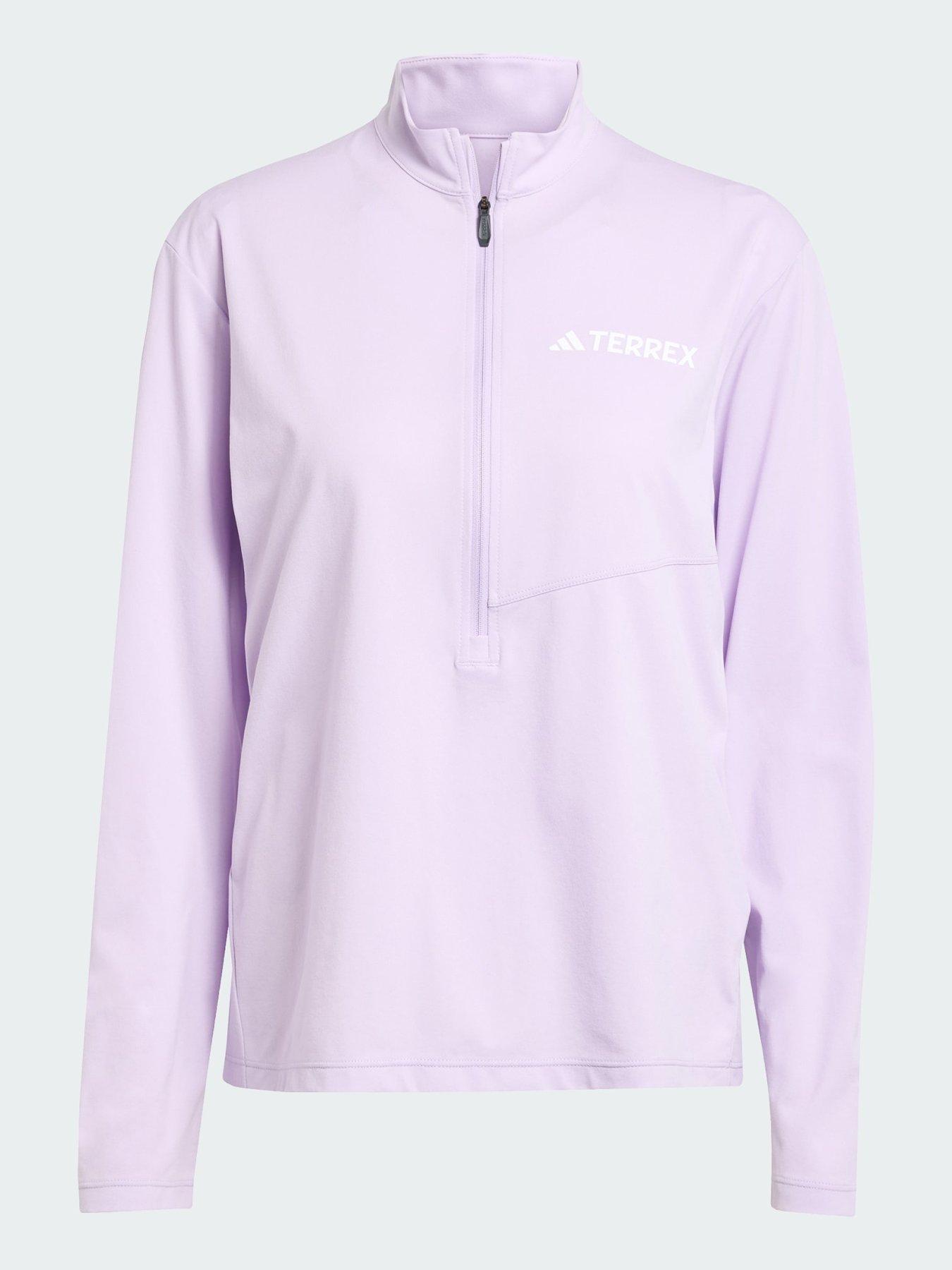  image of adidas-terrex-multi-climacool-12-zip-long-sleeve-tee