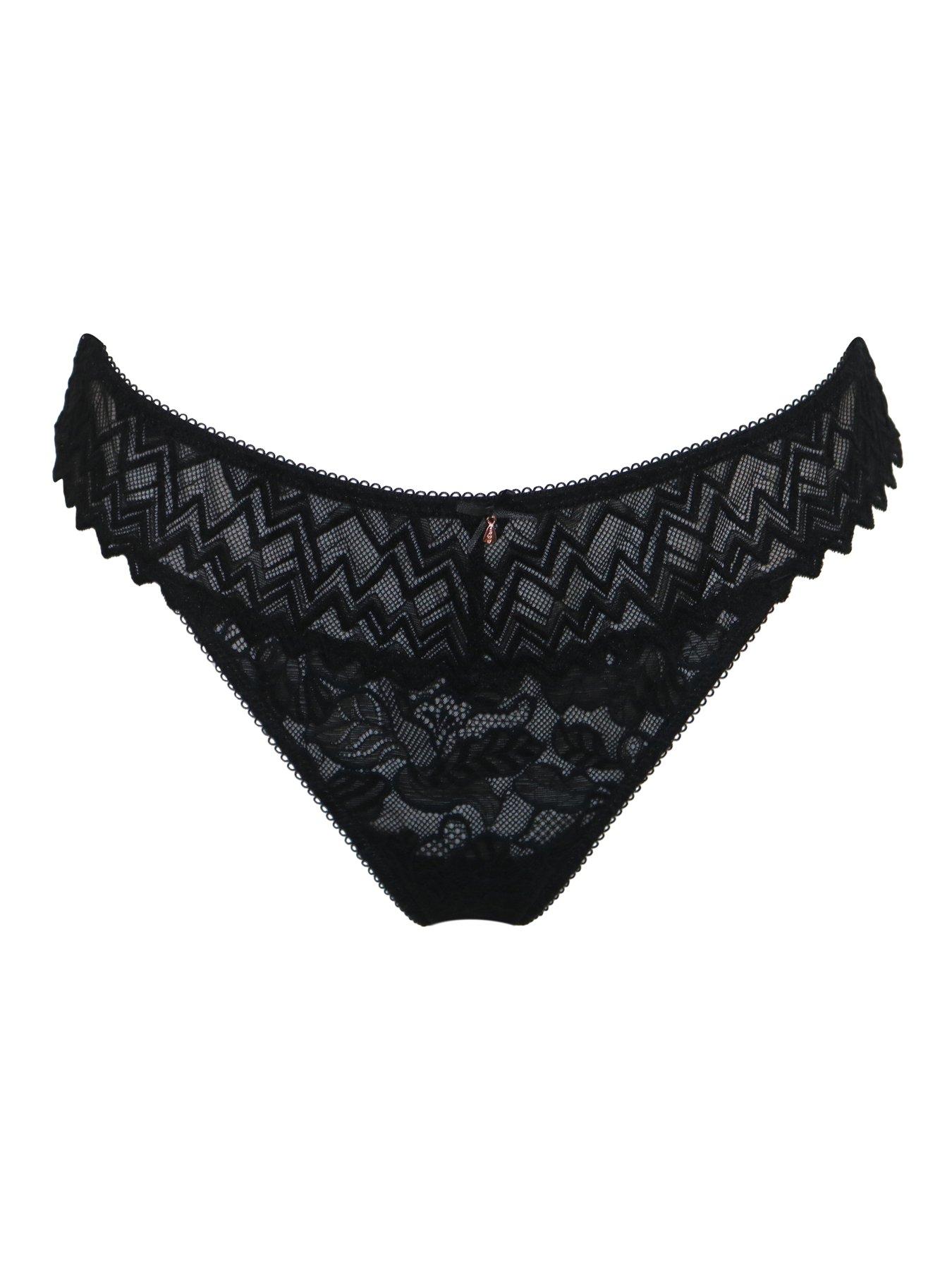 Image 3 of 4 of Pour Moi Mixology Lace Back Thong