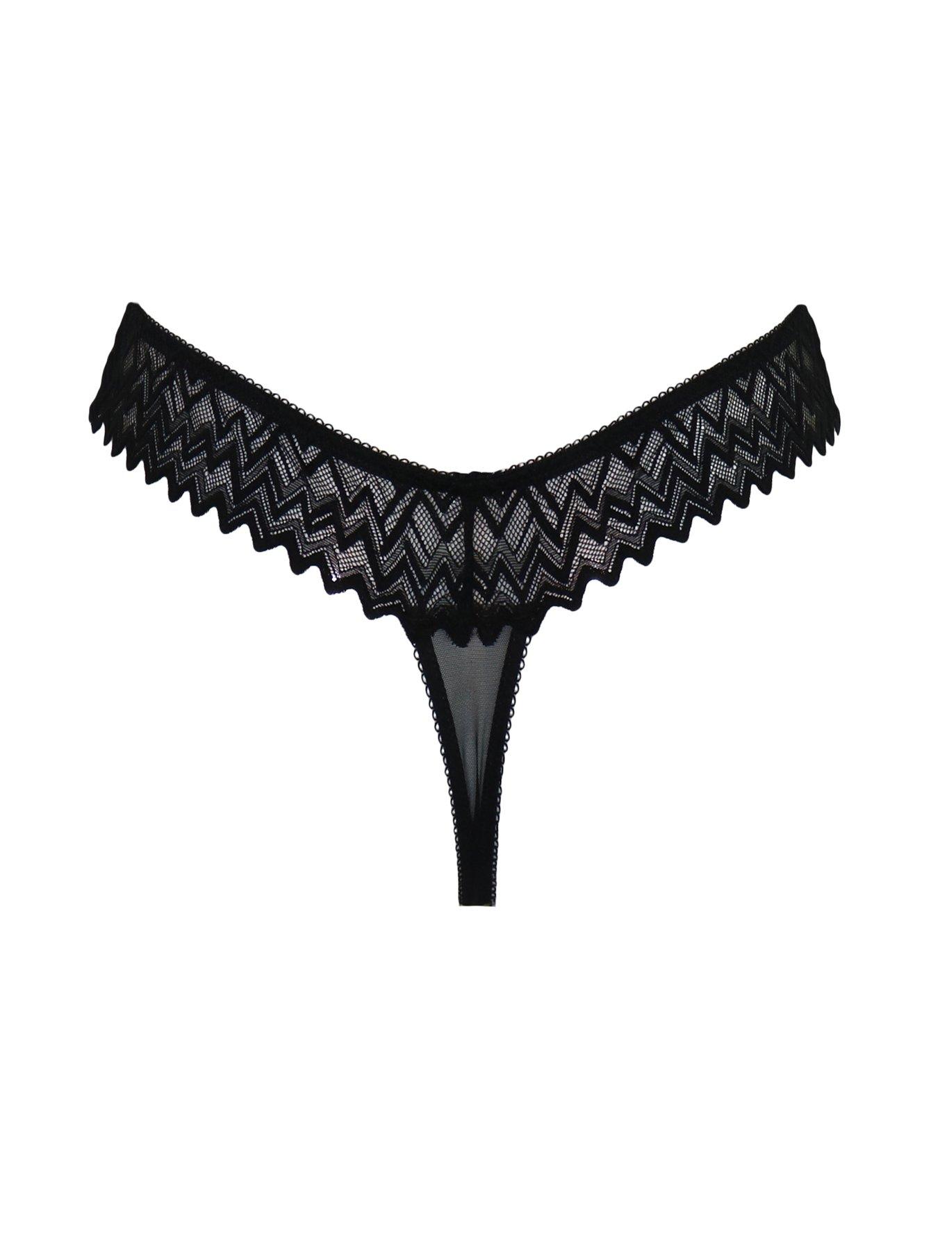 Image 4 of 4 of Pour Moi Mixology Lace Back Thong