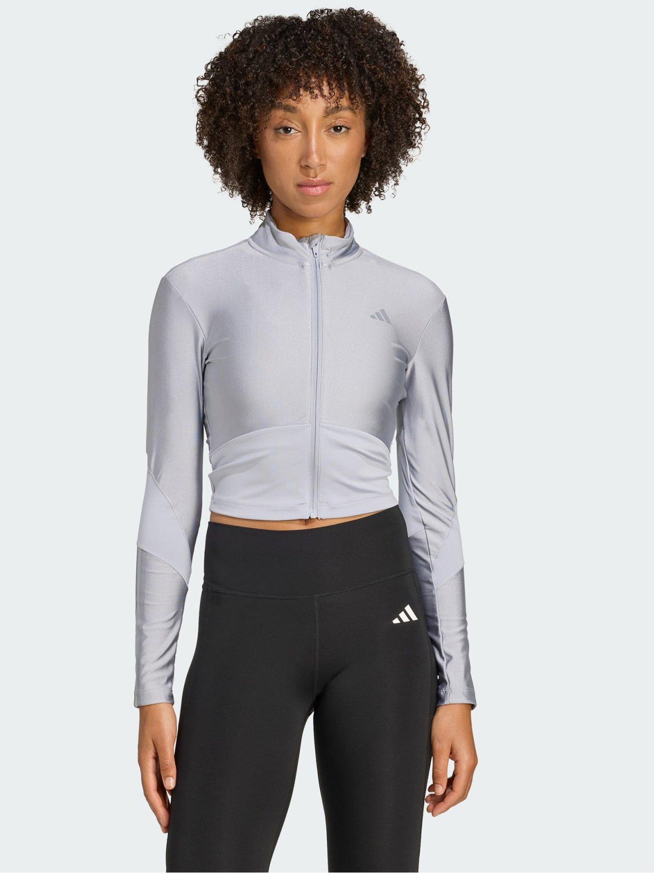 undefined Hyperglam Shine Full-Zip Cover-Up