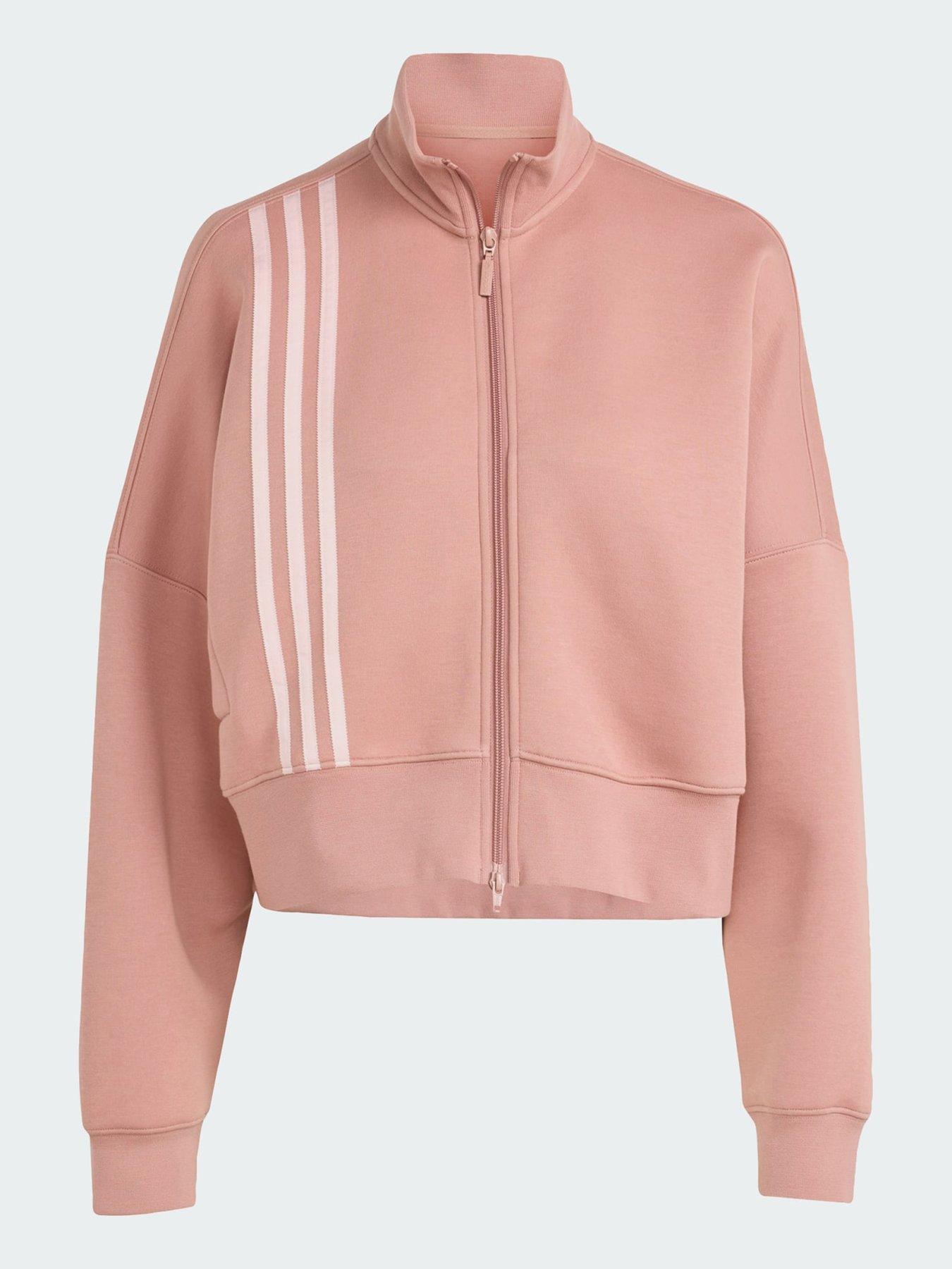 Image 5 of 5 of adidas Originals Off Placed 3-Stripes Zip Up