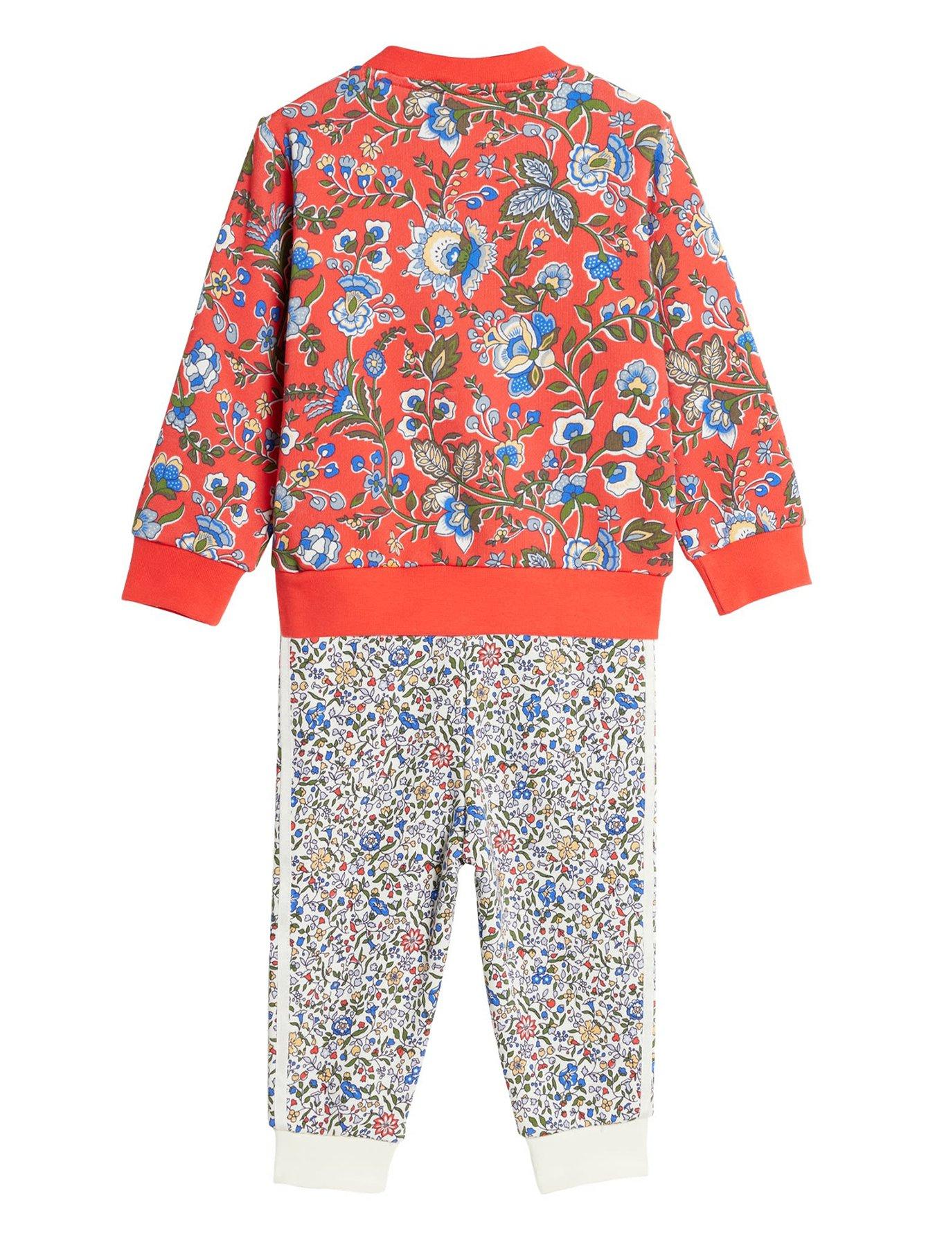 Image 2 of 4 of adidas Originals X Liberty London Crew Set Kids