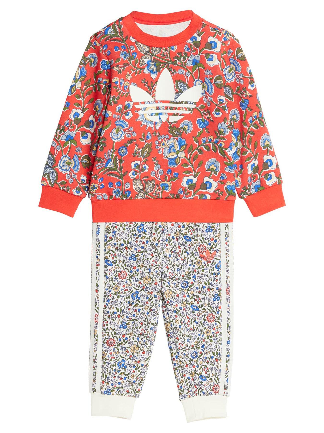Image 3 of 4 of adidas Originals X Liberty London Crew Set Kids