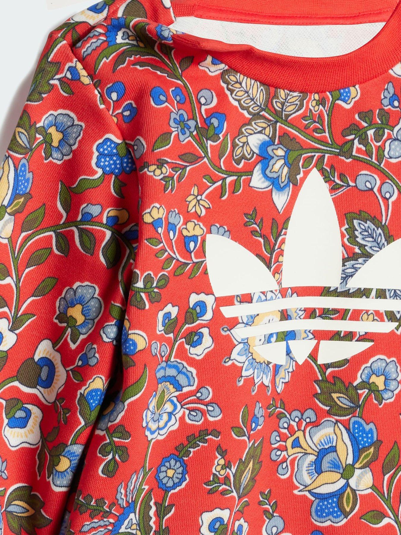 Image 4 of 4 of adidas Originals X Liberty London Crew Set Kids