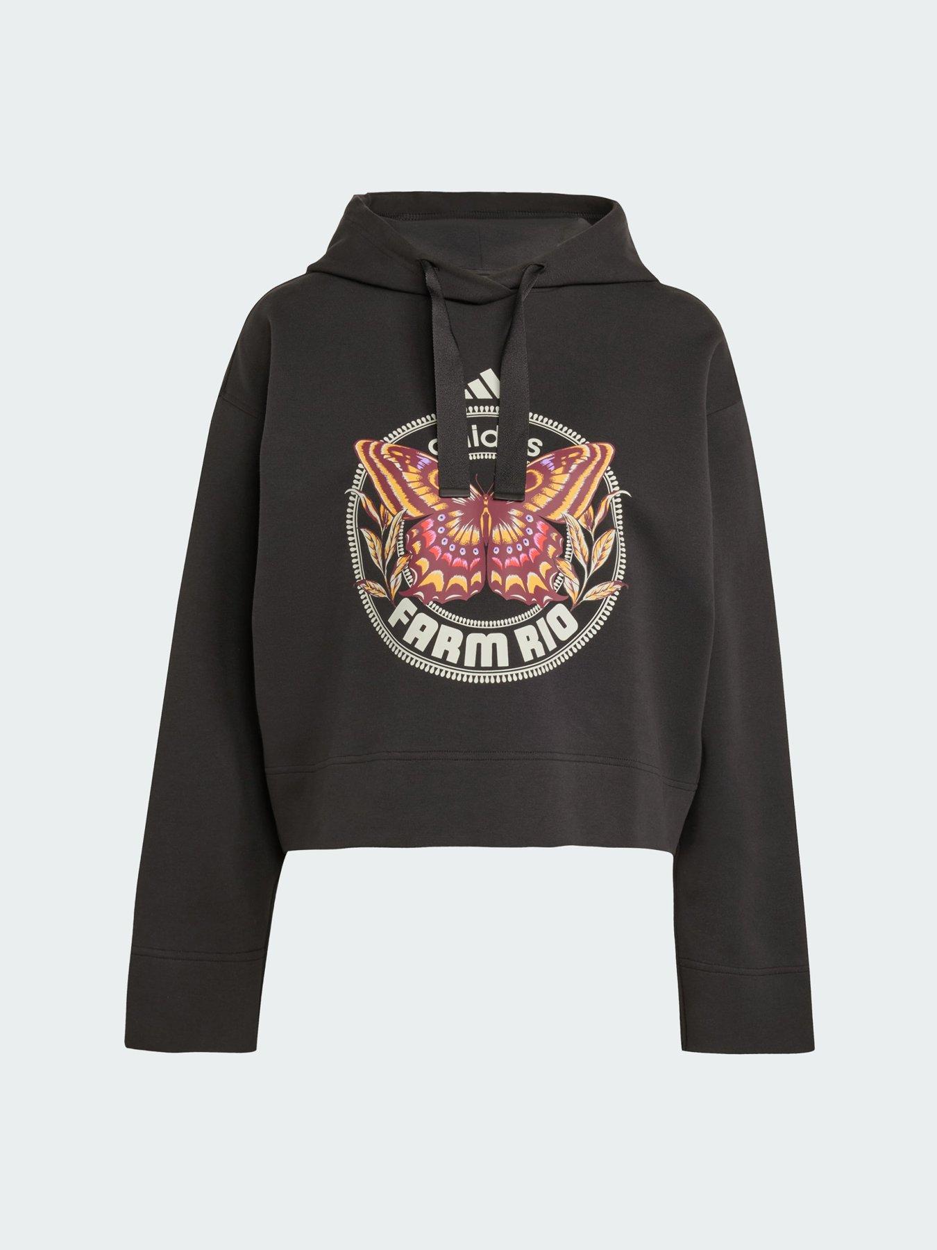 Image 5 of 5 of adidas X Farm Hoodie - Black