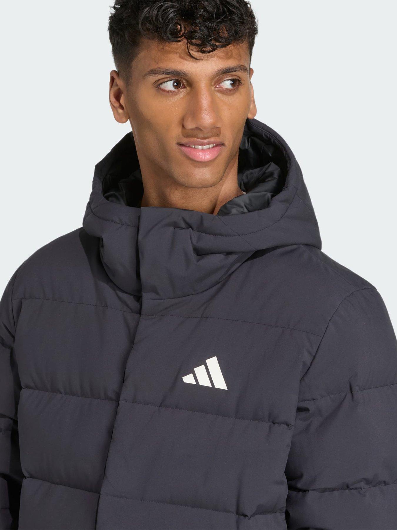 Image 3 of 5 of adidas Helionic CLIMAWARM Hooded Down Jacket