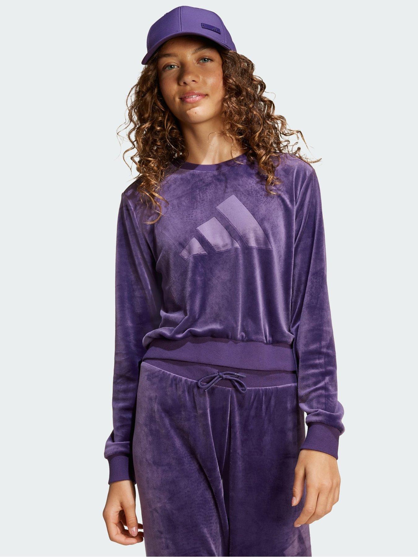 undefined Girl Holiday Glam Cropped Sweatshirt