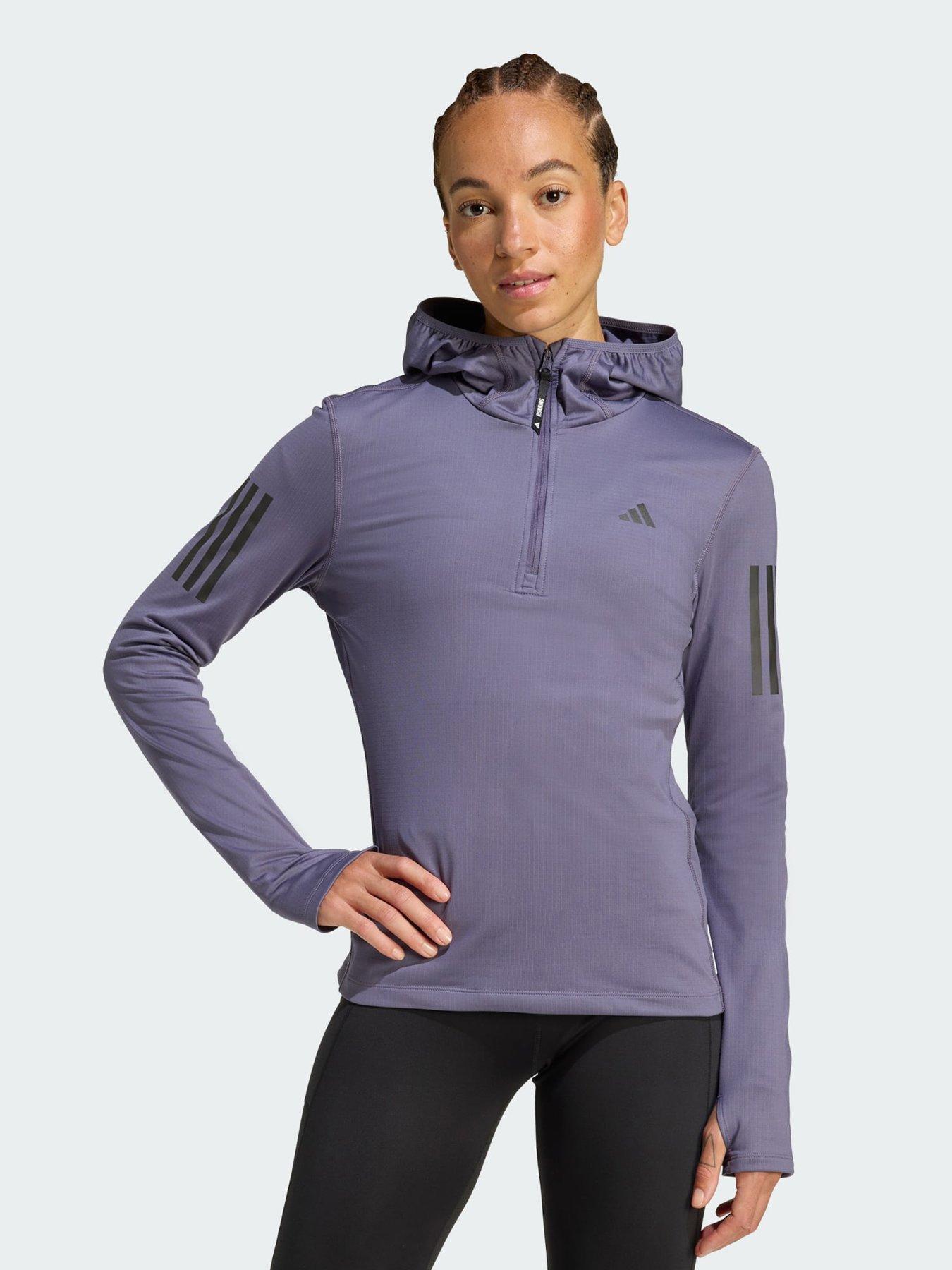 undefined Own The Run Winterized Hooded Half-Zip