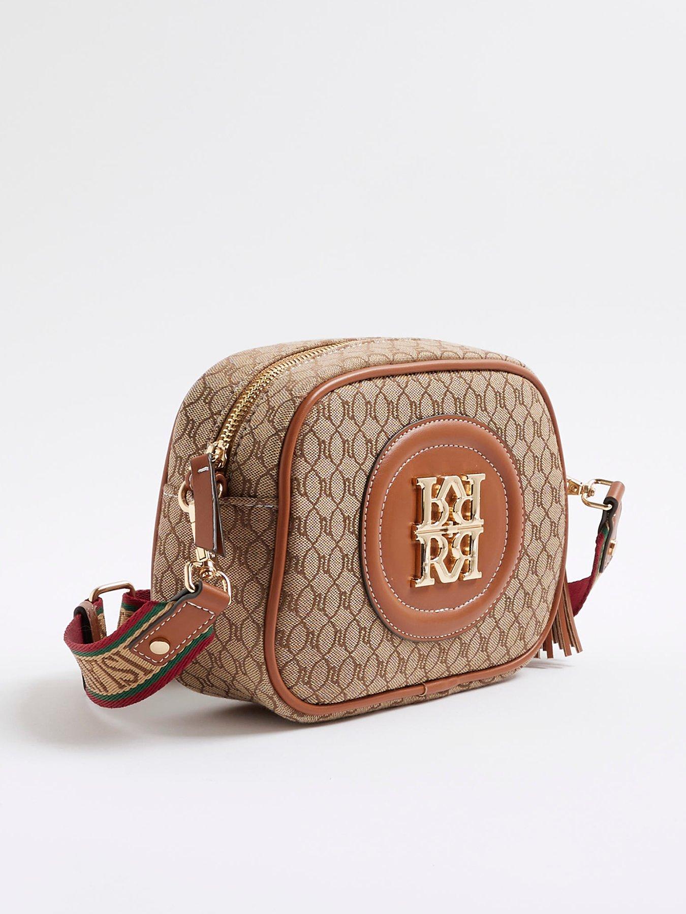 Image 3 of 5 of River Island Rr Monogram Cross Body Bag