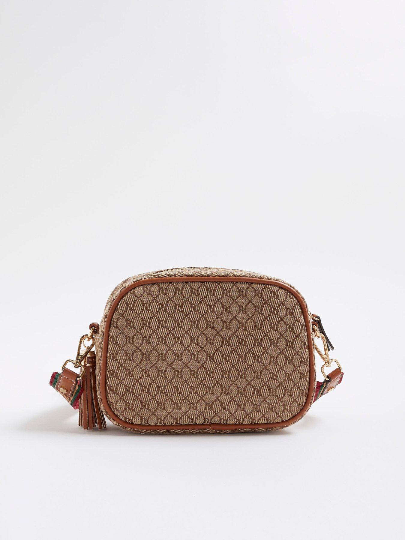 Image 4 of 5 of River Island Rr Monogram Cross Body Bag
