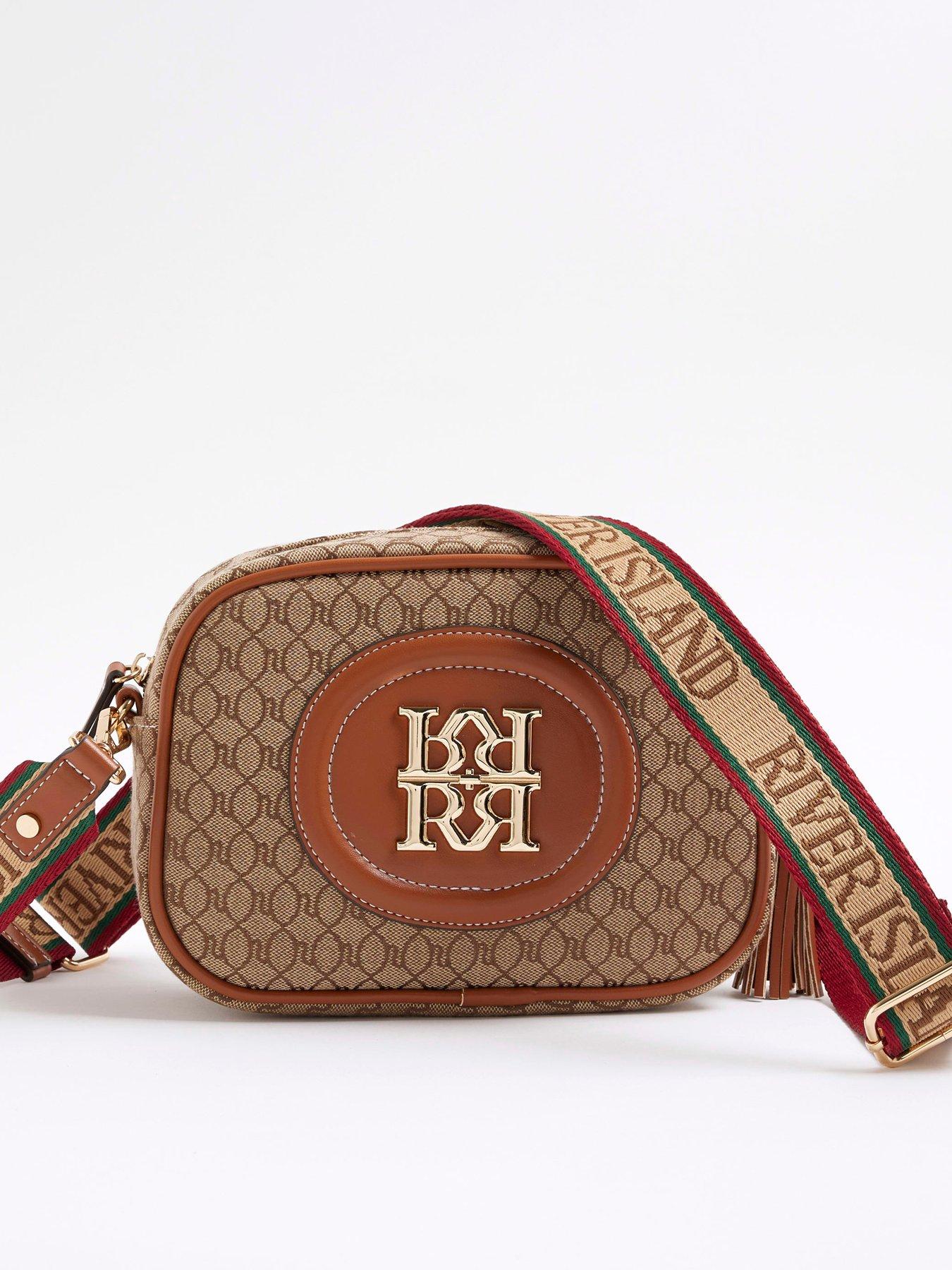 Image 5 of 5 of River Island Rr Monogram Cross Body Bag