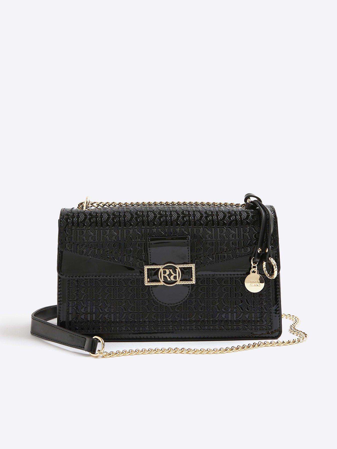 undefined Patent Rr Panelled Shoulder Bag