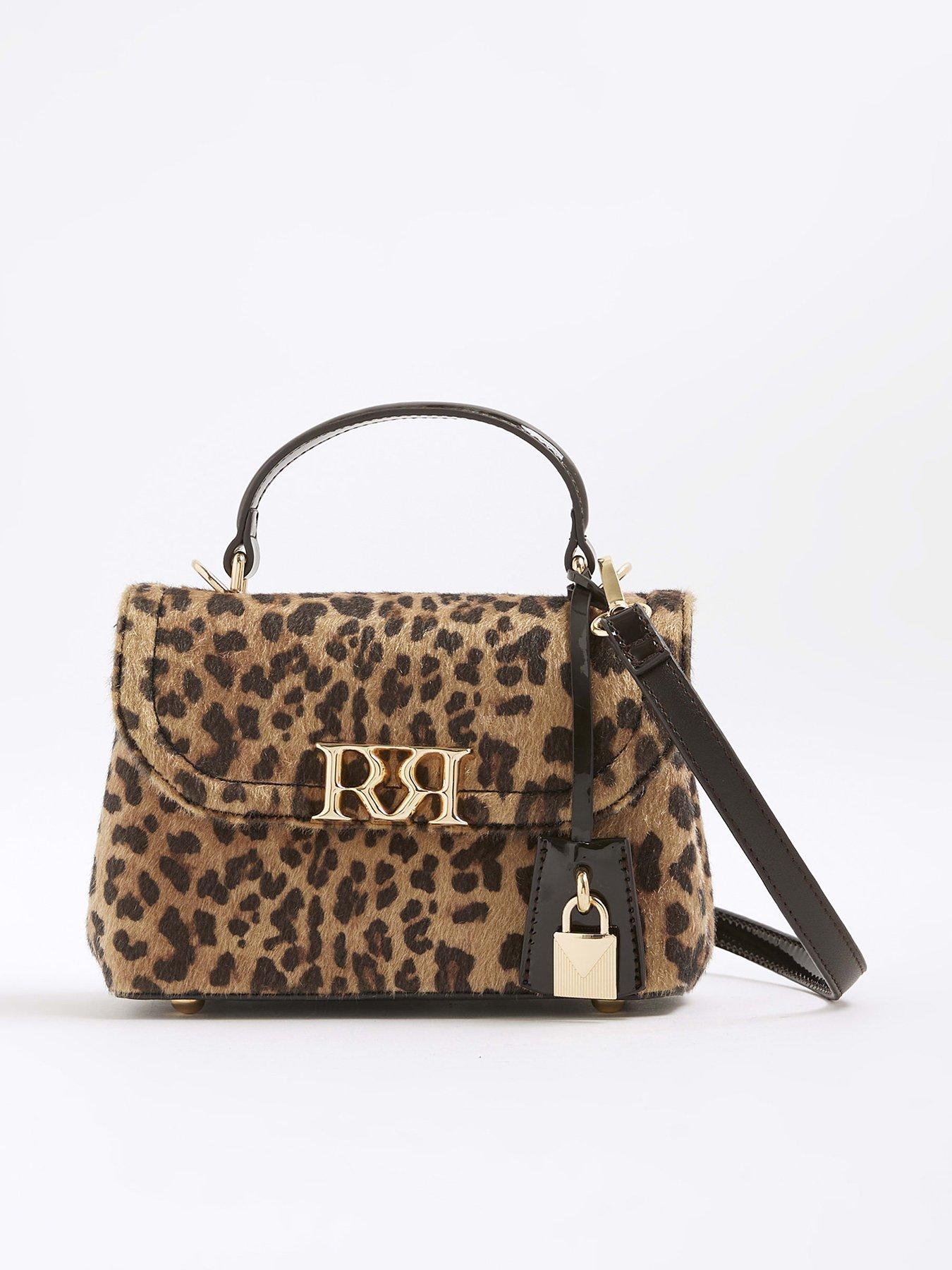 undefined Leopard Print Rr Tote Bag - Brown