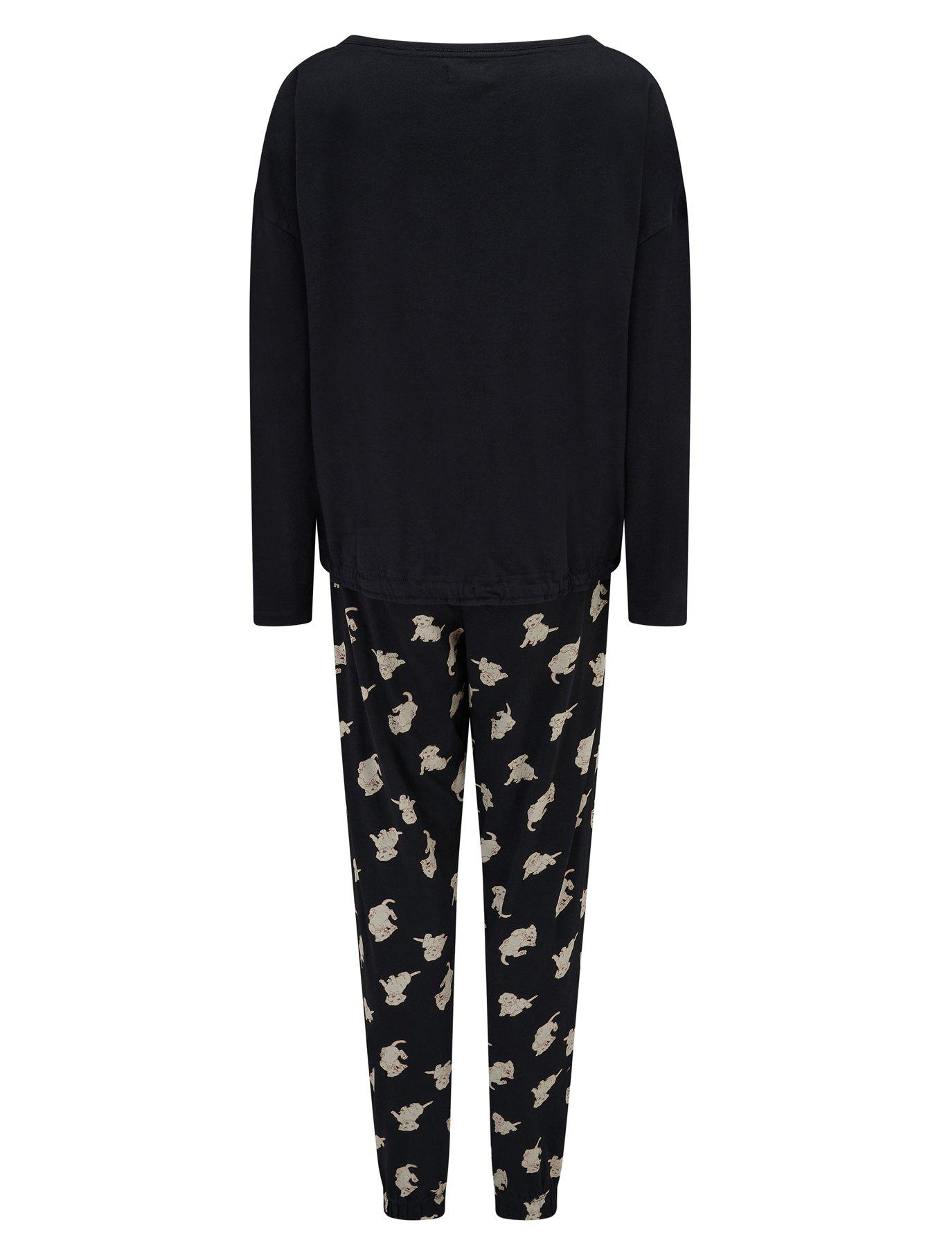  image of pour-moi-jersey-cotton-dog-pyjama-set