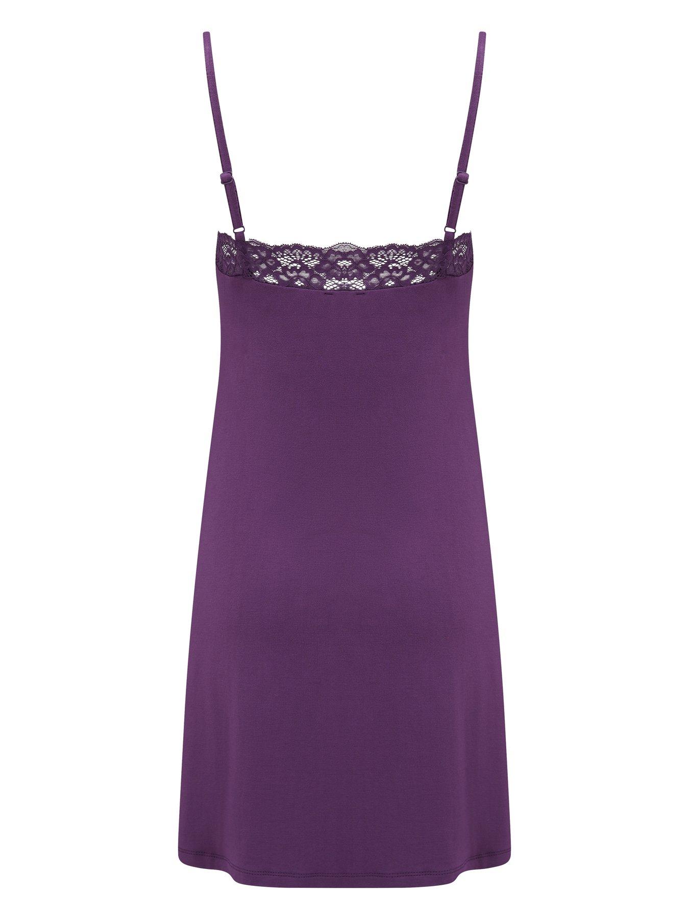 Image 4 of 4 of Pour Moi Sofa Loves Lace Hidden Support Strappy Jersey Chemise