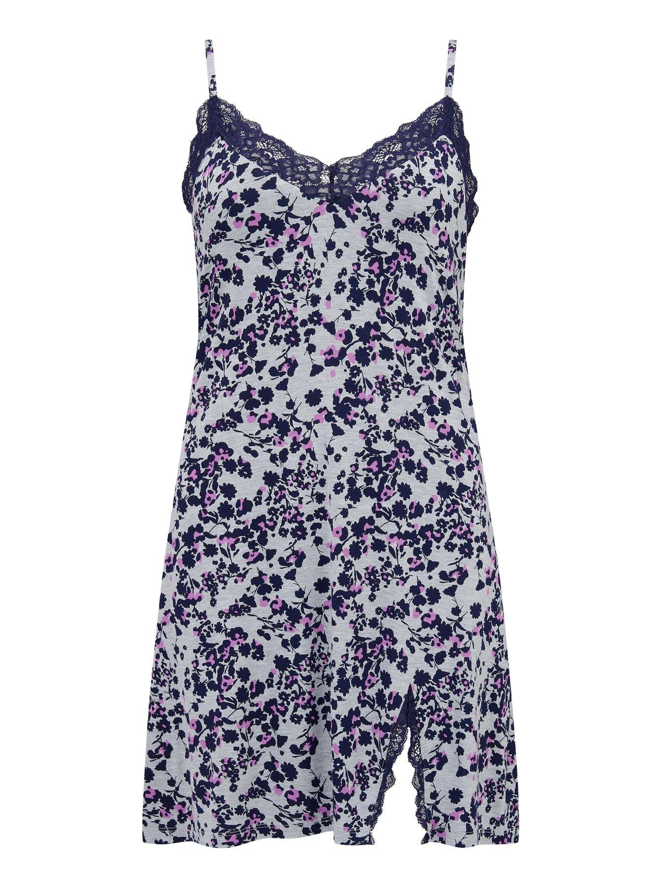 Image 3 of 4 of Pour Moi Sofa Loves Lace Hidden Support Strappy Jersey Chemise