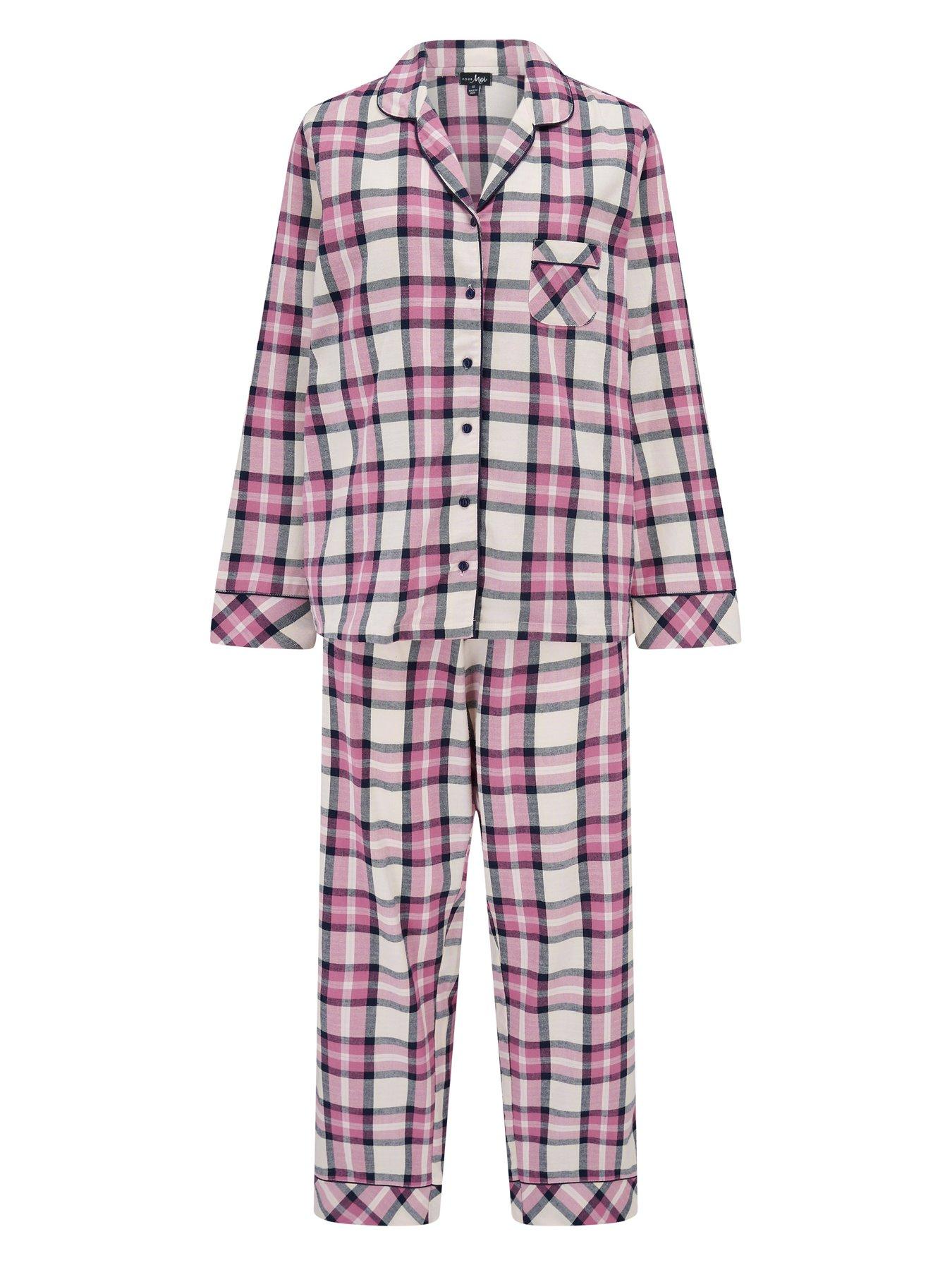 Image 3 of 4 of Pour Moi Cosy Check Brushed Cotton Pyjama Gift Set