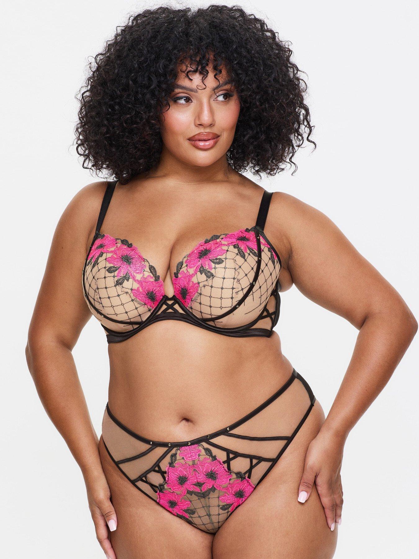Image 1 of 5 of Ann Summers Boudoir Rose Padded Plunge Bra
