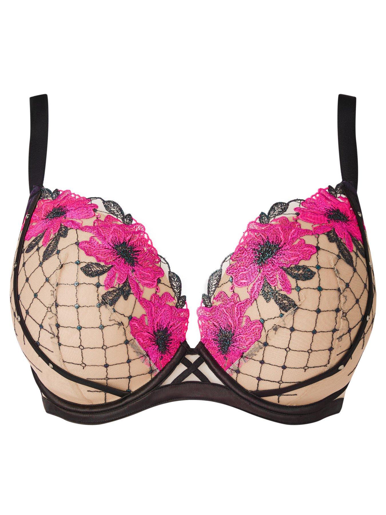 Image 5 of 5 of Ann Summers Boudoir Rose Padded Plunge Bra